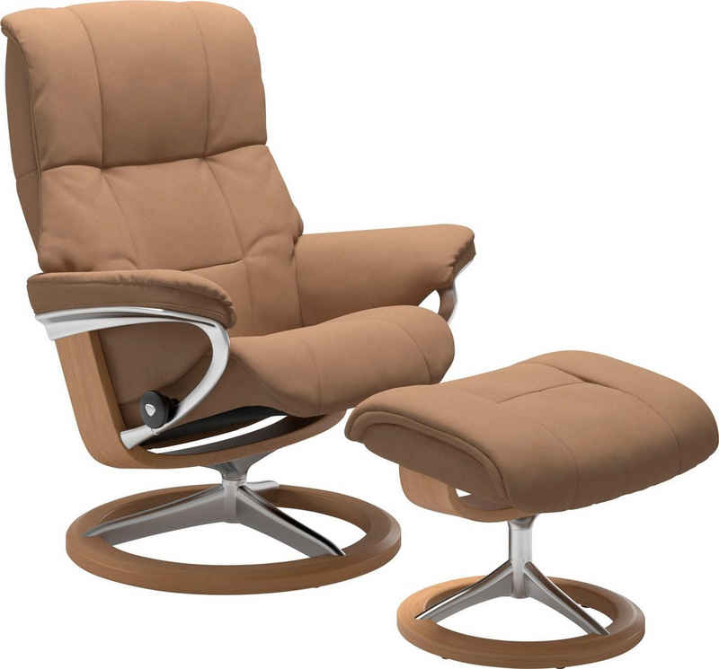 Stressless® Relaxsessel Mayfair (Set, Relaxsessel mit Hocker), mit Hocker, mit Signature Base, Розмір S, M & L, Gestell Eiche