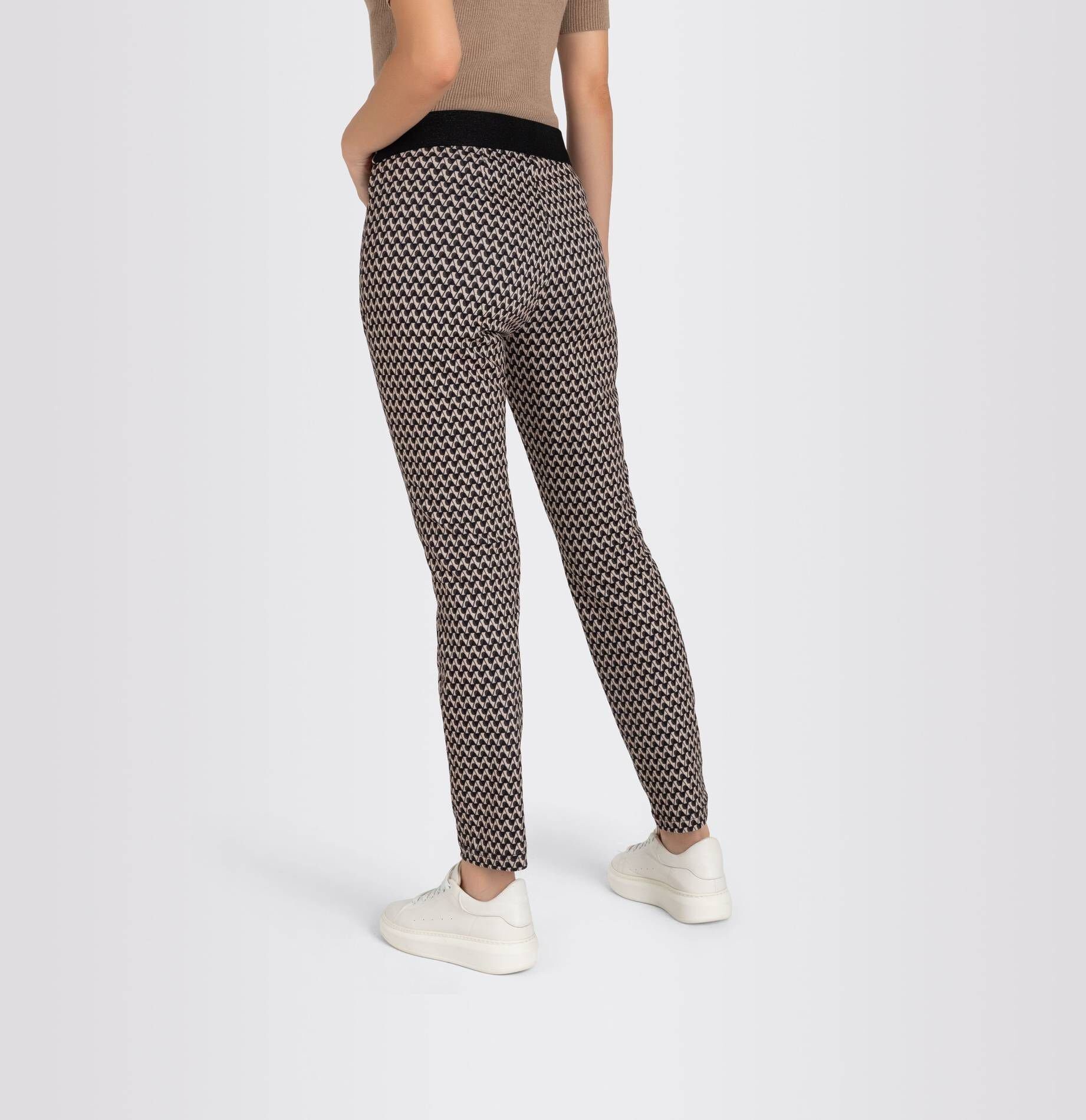 Damen (1-tlg) verkürzt sand EASY (21) Pants Jogger Jogpants MAC