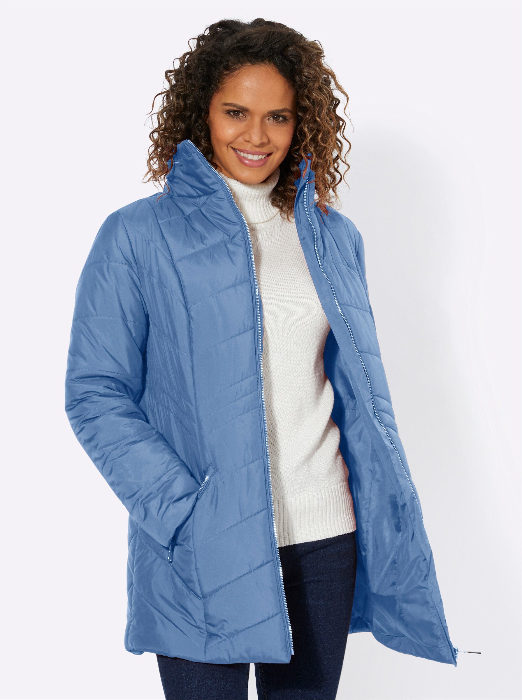 WEIDEN mittelblau Allwetterjacke WITT