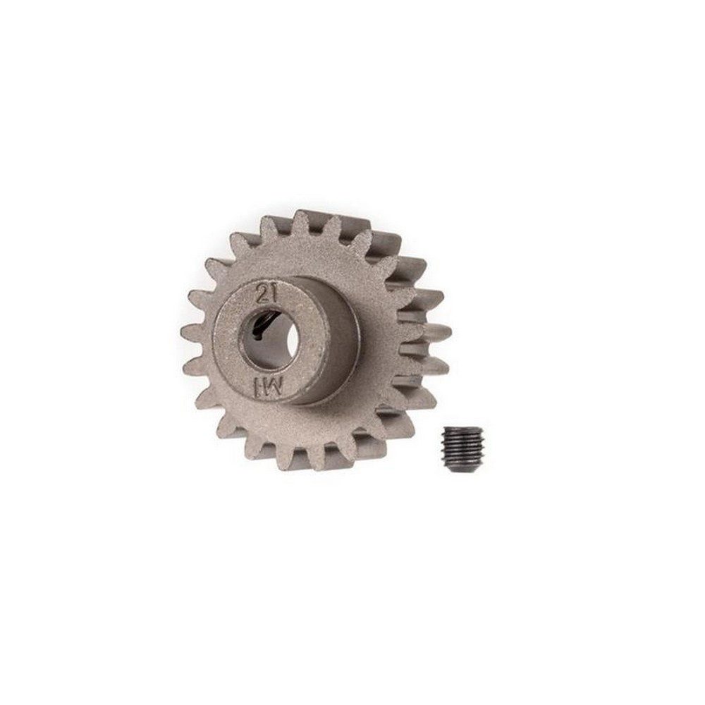 Traxxas Modellbausatz 6493X Motorritzel 21Z für 5mm Welle und Stahl-HZ (Modul 1) XRT