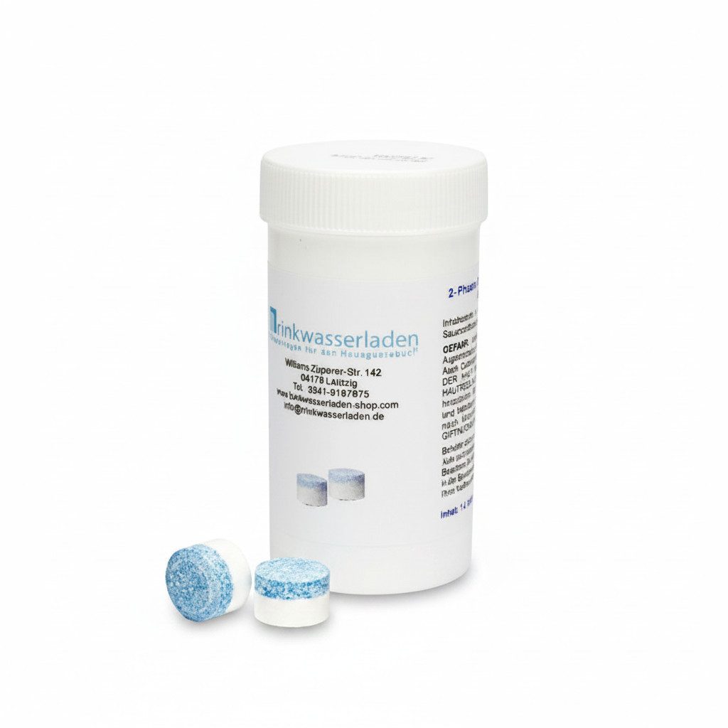 Trinkwasserladen Korbfilter, 2-Phasen-Reiniger 14 Tabletten 3,5 g Kaffee