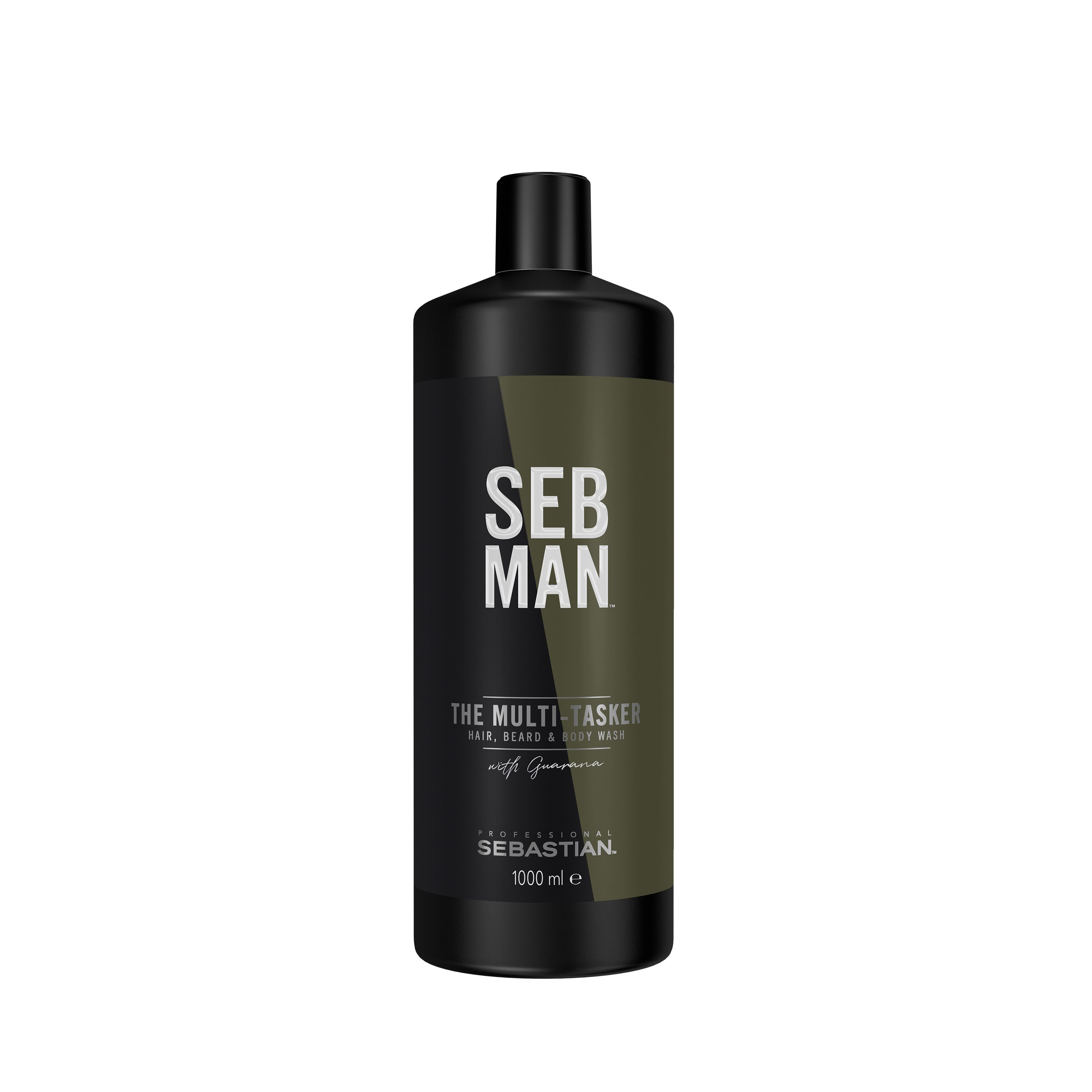 Seb Man Haarshampoo Multitasker, sanfte Reinigung für Bart, Haare und Körper, frischer Duft