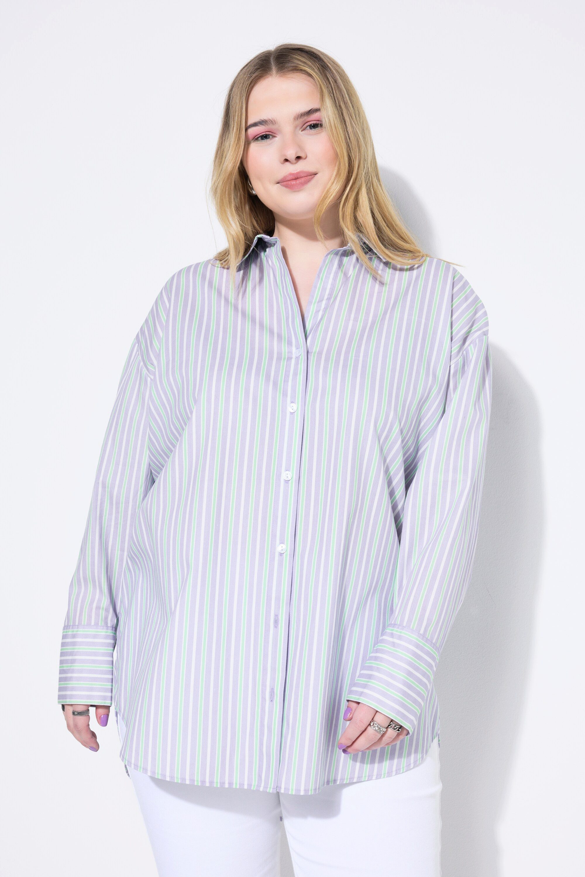 Studio Untold Hemdbluse Hemdbluse oversized Streifen günstig online kaufen
