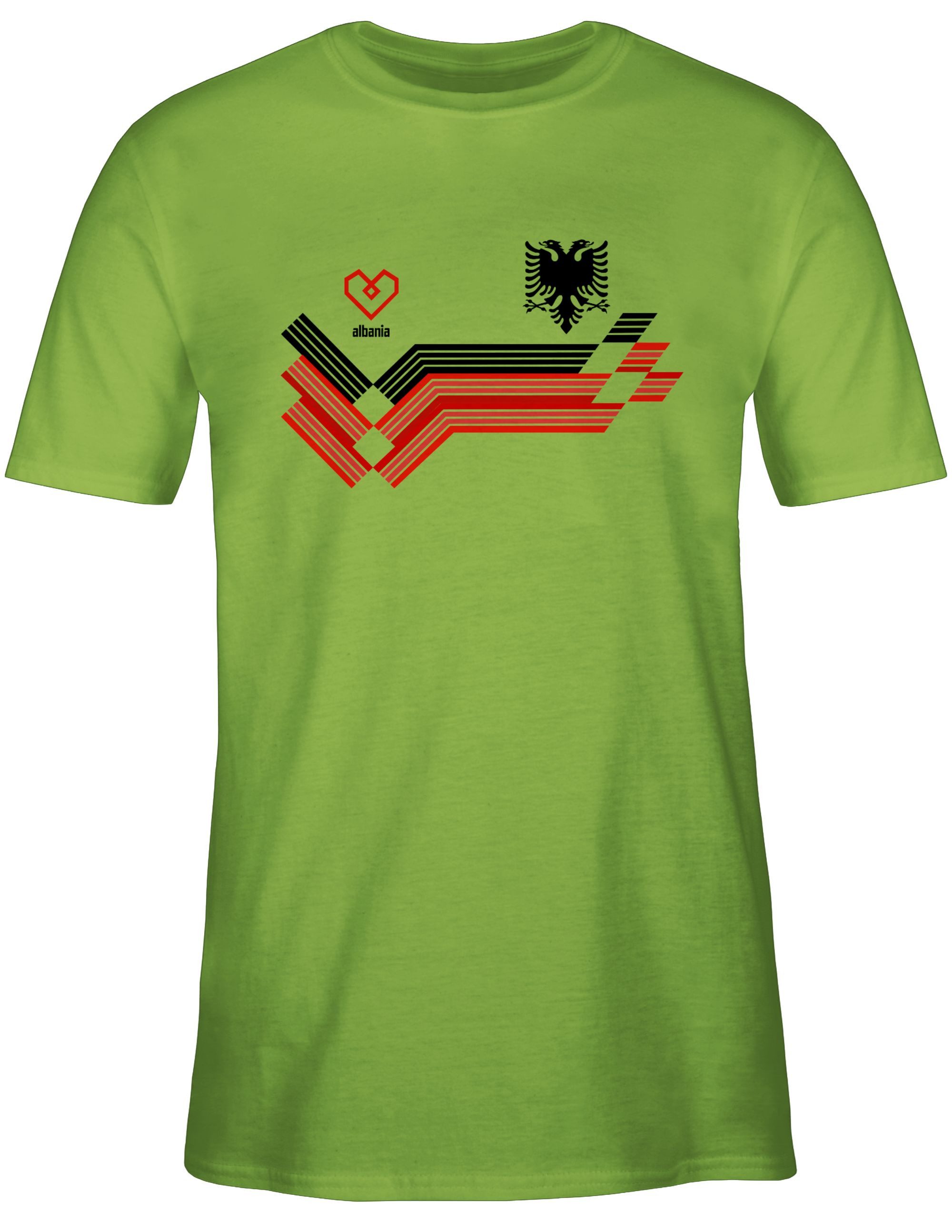 Shirtracer T-Shirt Albania Fanartikel EM, Albanien Wappen 2026 Fussball WM Fanartikel