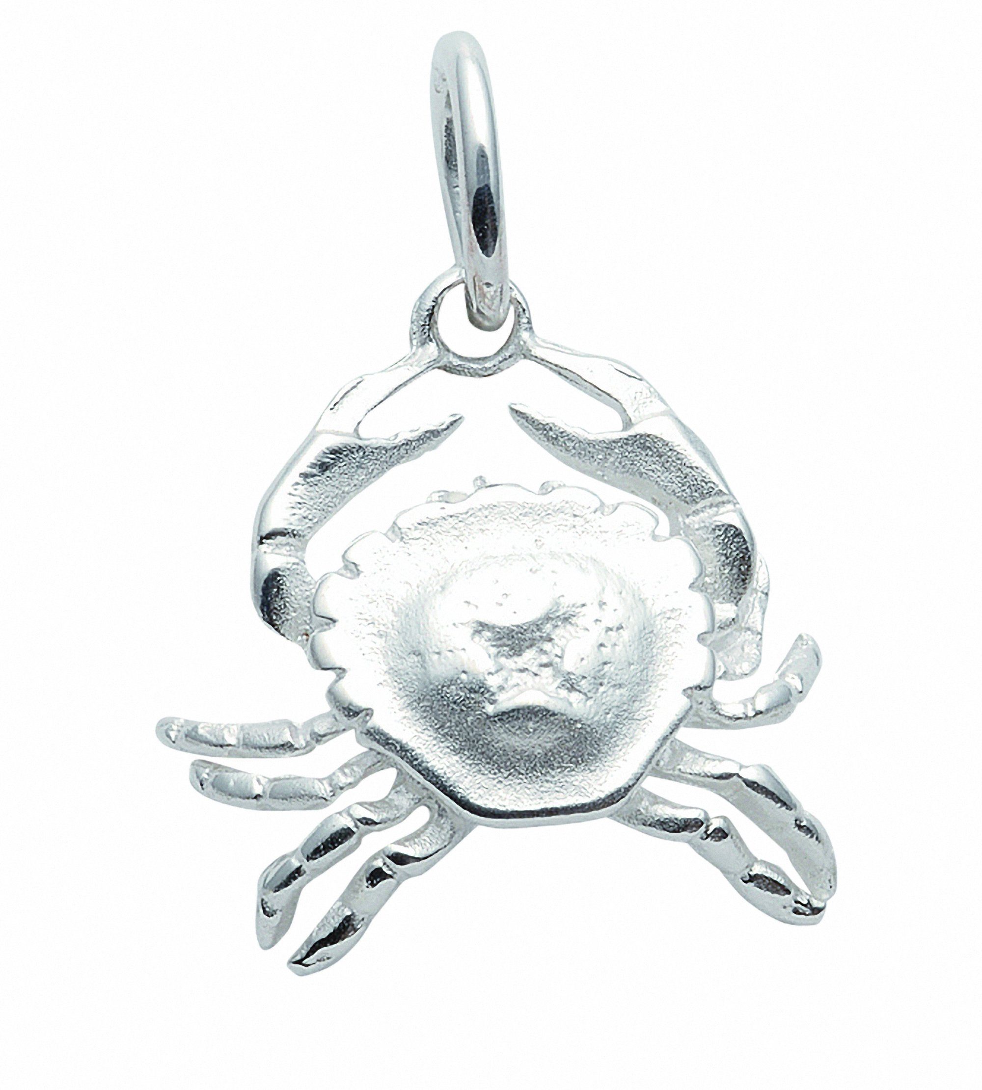 Kettenanhänger Damen & Herren 925 Silber Sternzeichen Anhänger Krebs