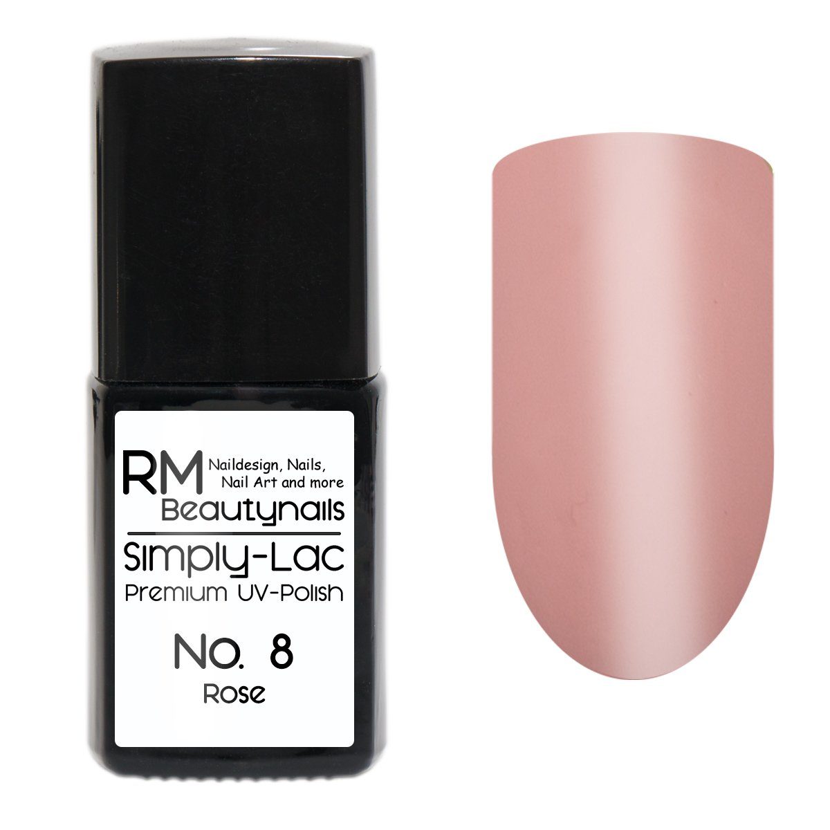 RM Beautynails UV-Nagellack Simply Lac Premium UV-Nagellack UV-Polish 10ml Rose