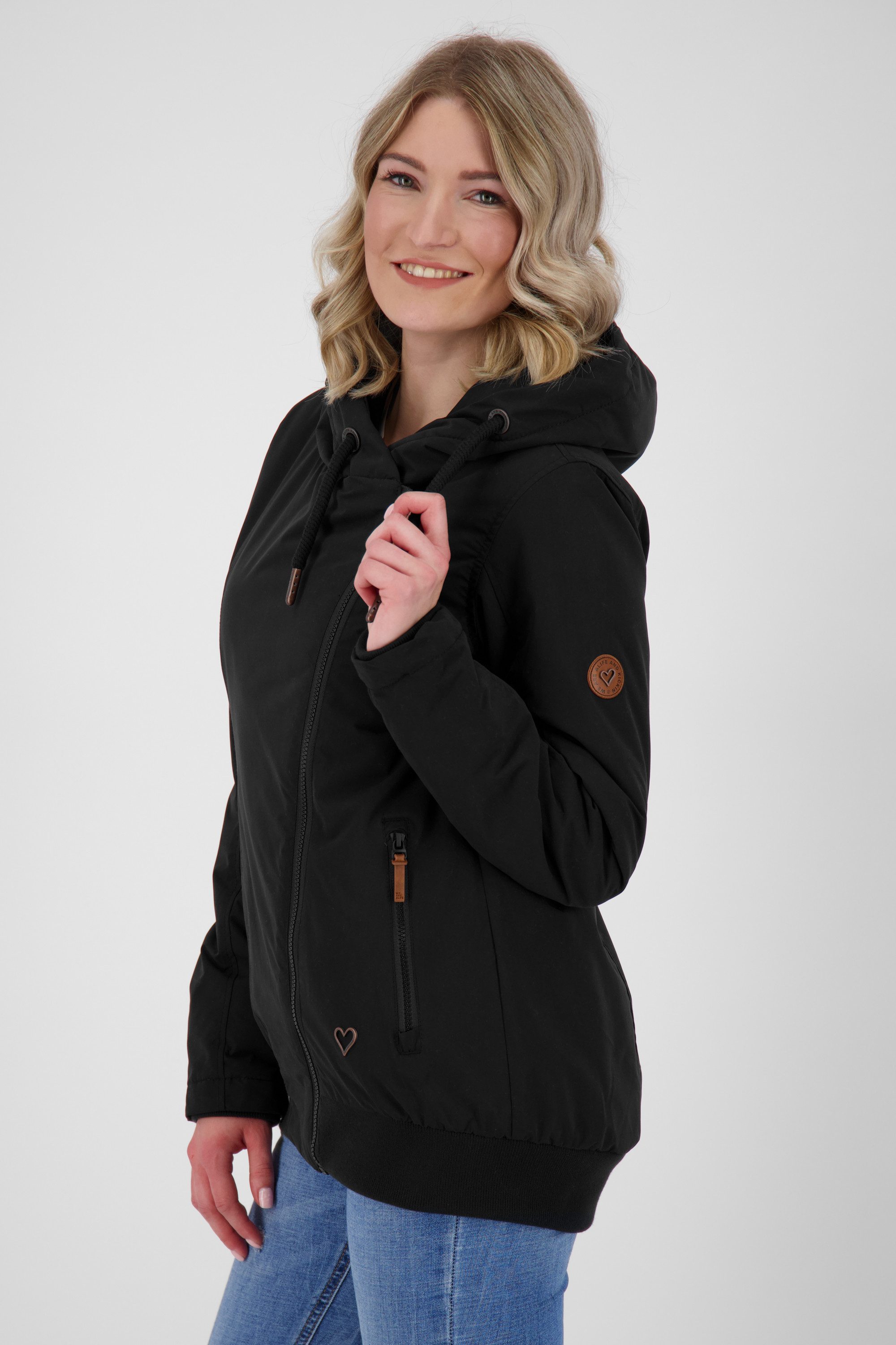 Alife & Kickin Kurzjacke KiddoAK A Damenkurzjacke CS mit Kapuze