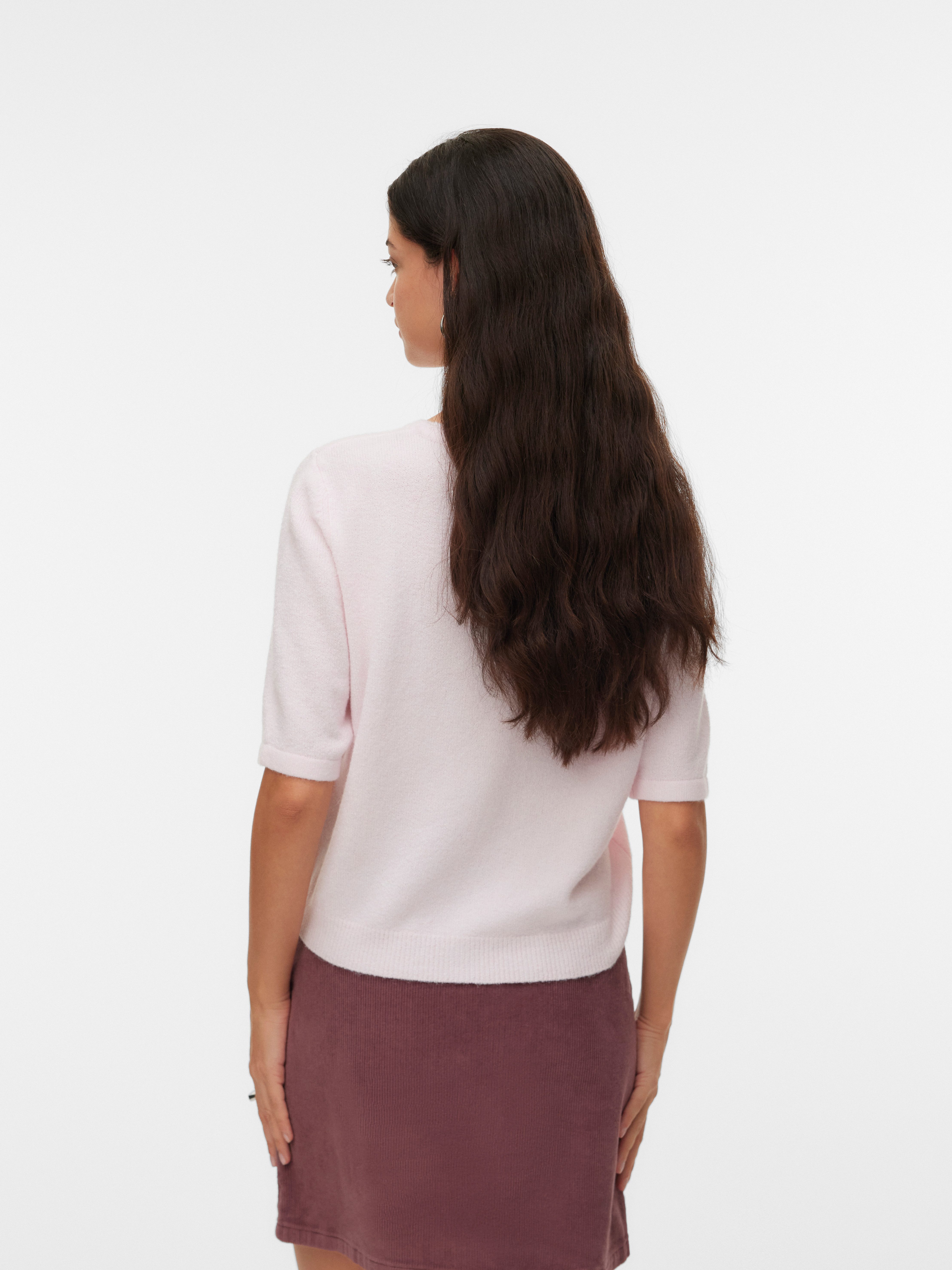 Vero Moda Strickjacke VMDOFFY 2/4 O-NECK BUTTON CARDIGAN NOOS günstig online kaufen