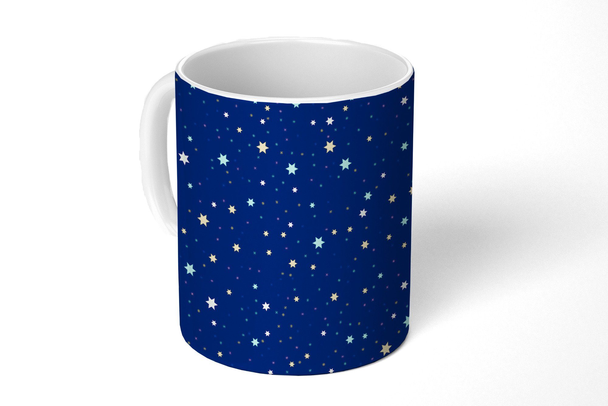MuchoWow Tasse Sternenhimmel - Sterne - Design, 1-tlg., Keramik, Kaffeetassen, Teetasse, Becher, Kaffeebecher, Geschenk