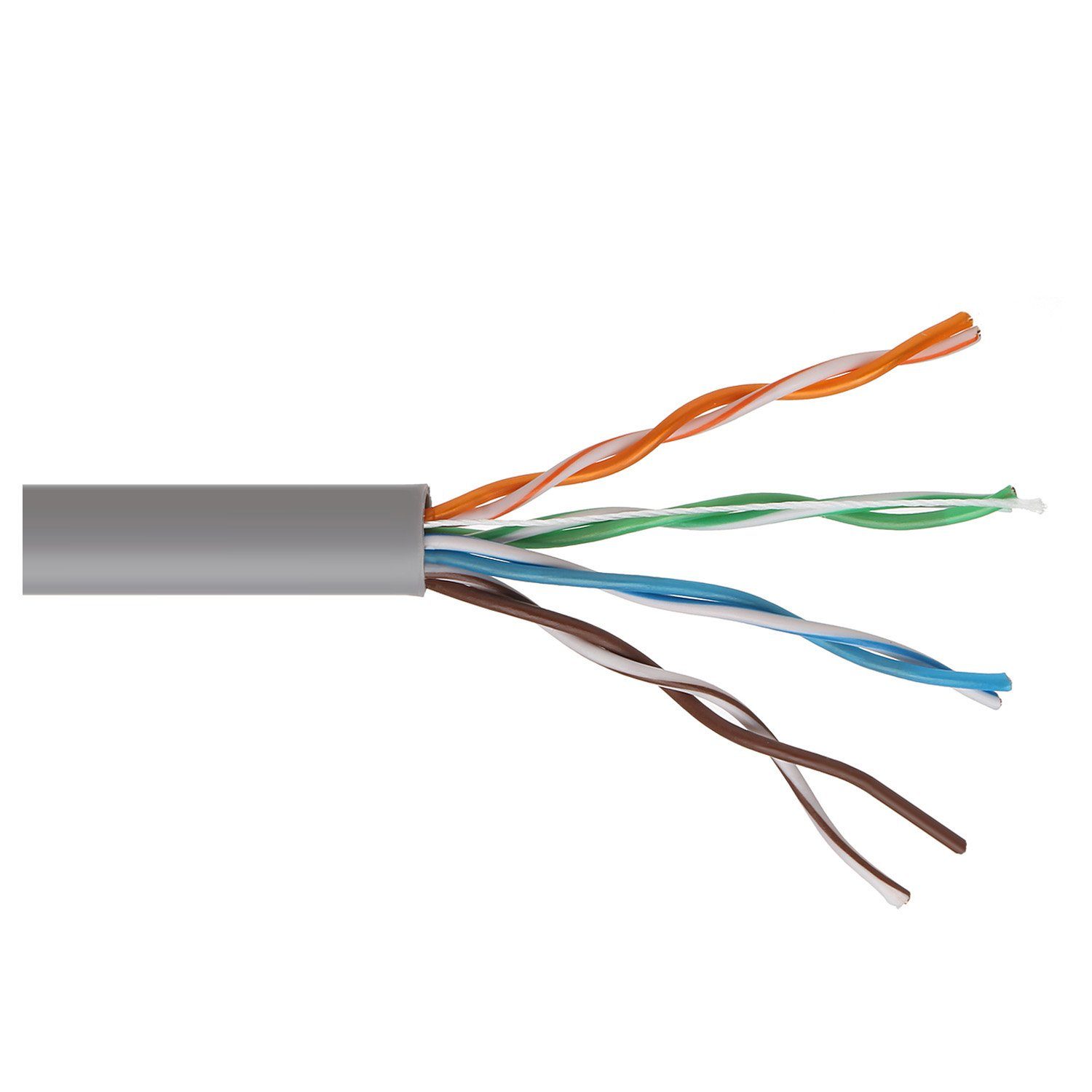 Maclean MCTV-578 Netzkabel, (5000 cm), Netzwerk Twisted Pair Kabel UTP CAT5e