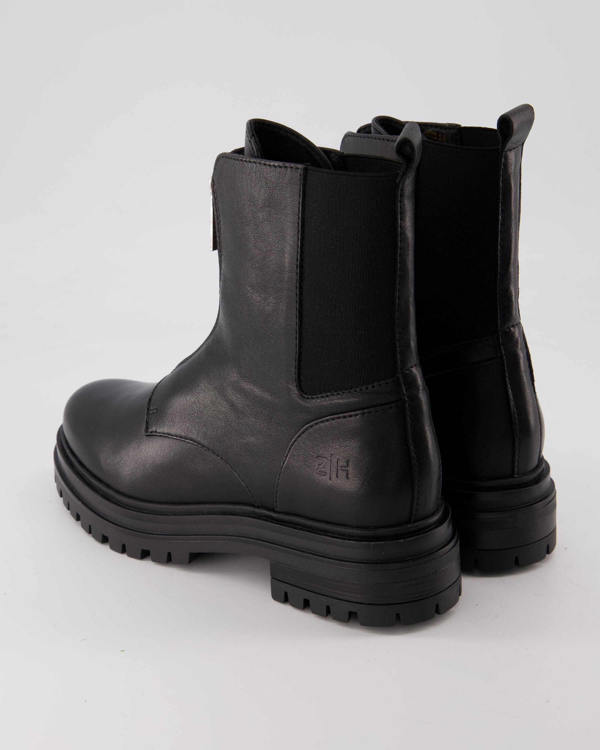 ZAHIRA B9605 Stiefelette Obermaterial: Leder und Textil