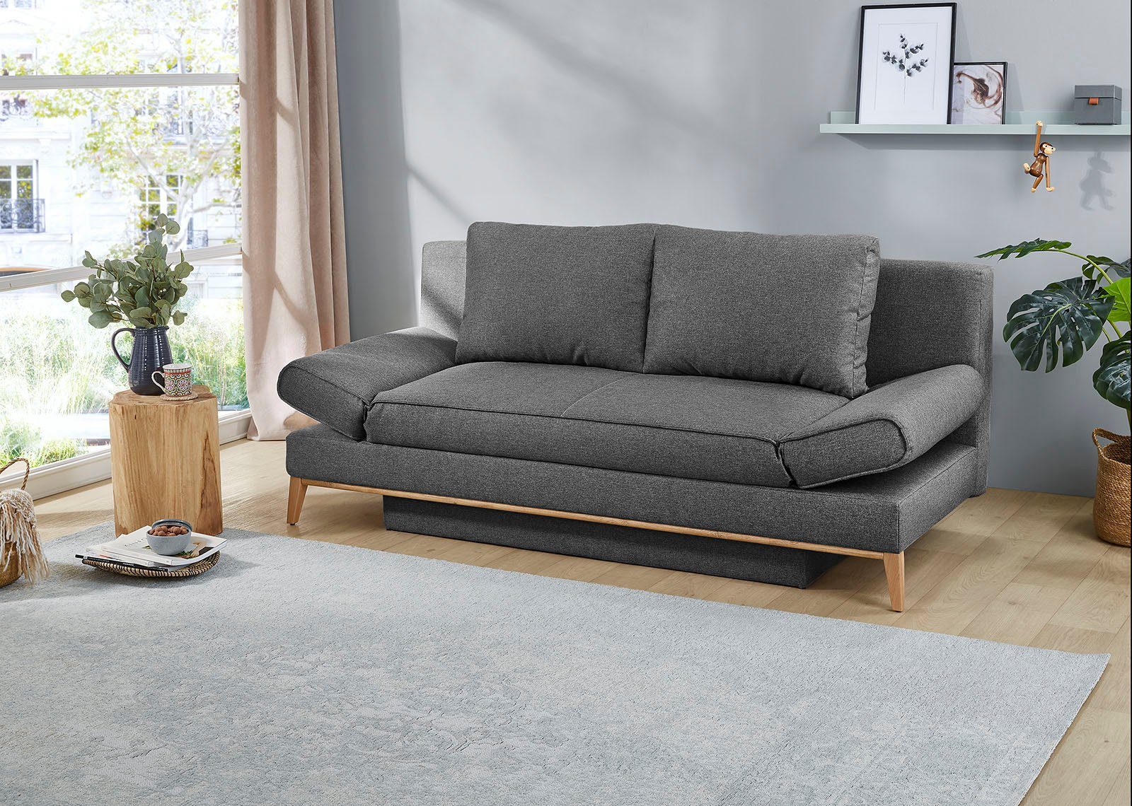 Jockenhöfer Gruppe Schlafsofa Yann, B: 198 cm, Liegefl. 138x198 cm, mit Bet günstig online kaufen
