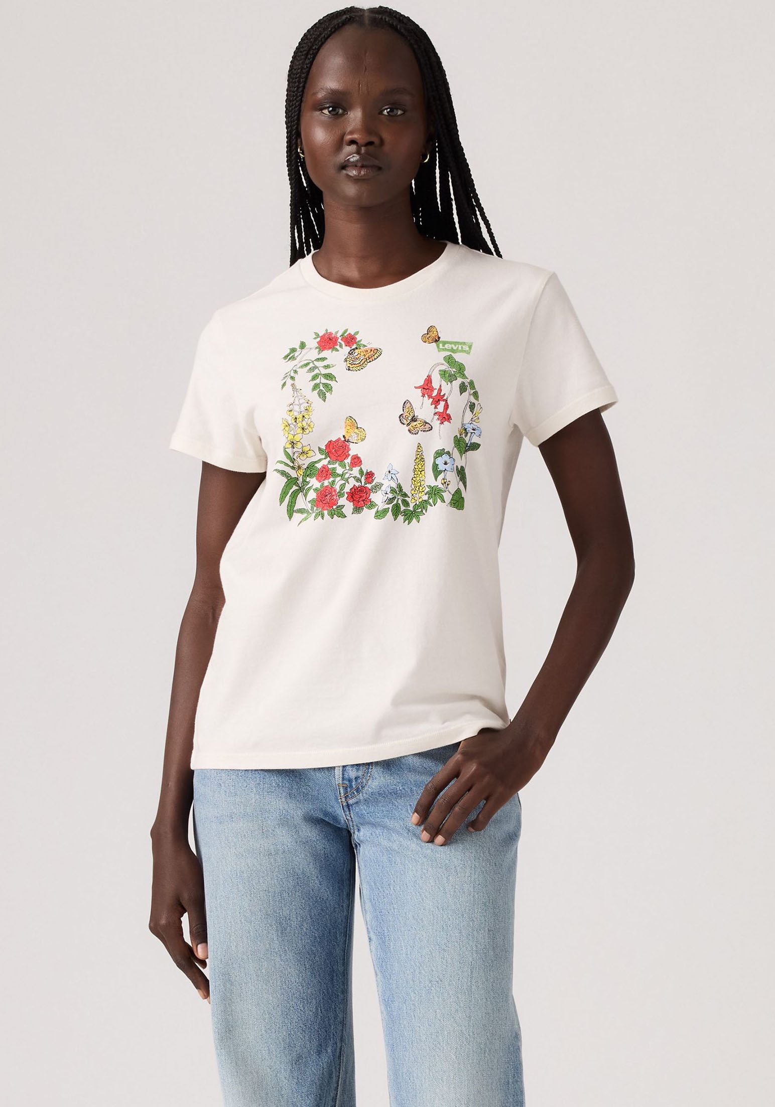 Levi's® T-Shirt THE PERFECT TEE mit Blumen Print günstig online kaufen