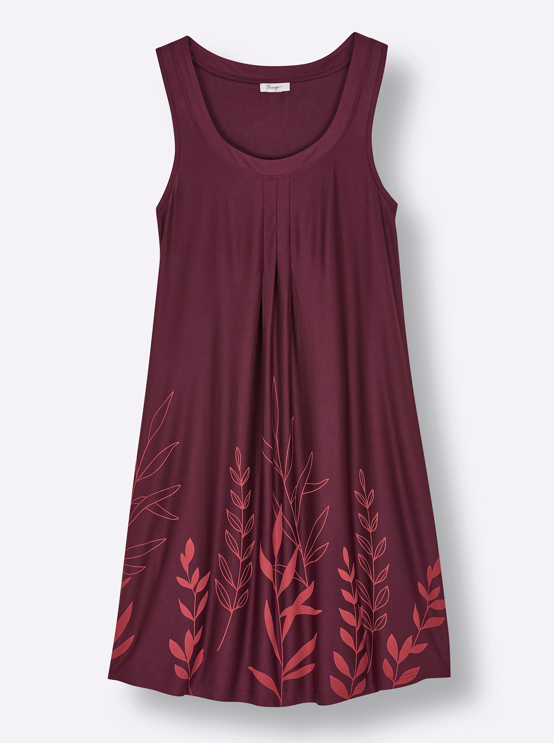 Strandkleid Jersey-Kleid Ärmellos