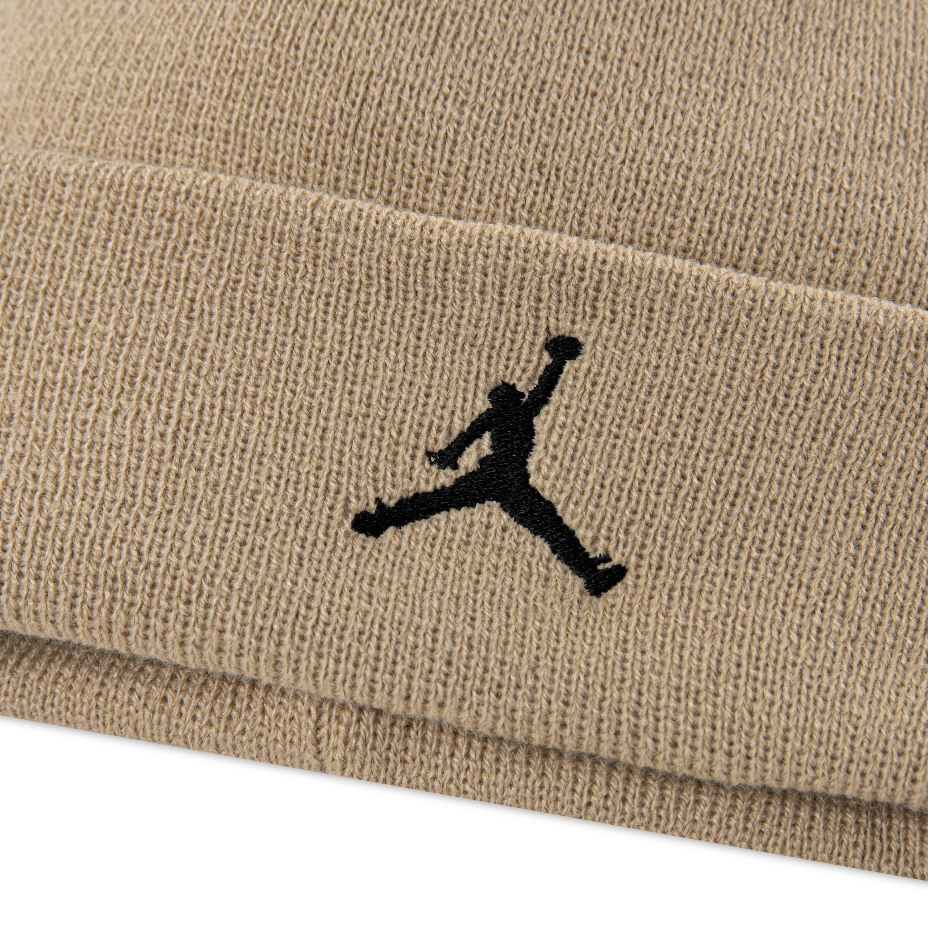 Jordan Beanie JAN JORDAN ESSENTIALS BEANIE S (2-St) sportlicher Stil, mit Stickerei, aus Polyacryl, in Natur/Schwarz – Bild 4 von 5