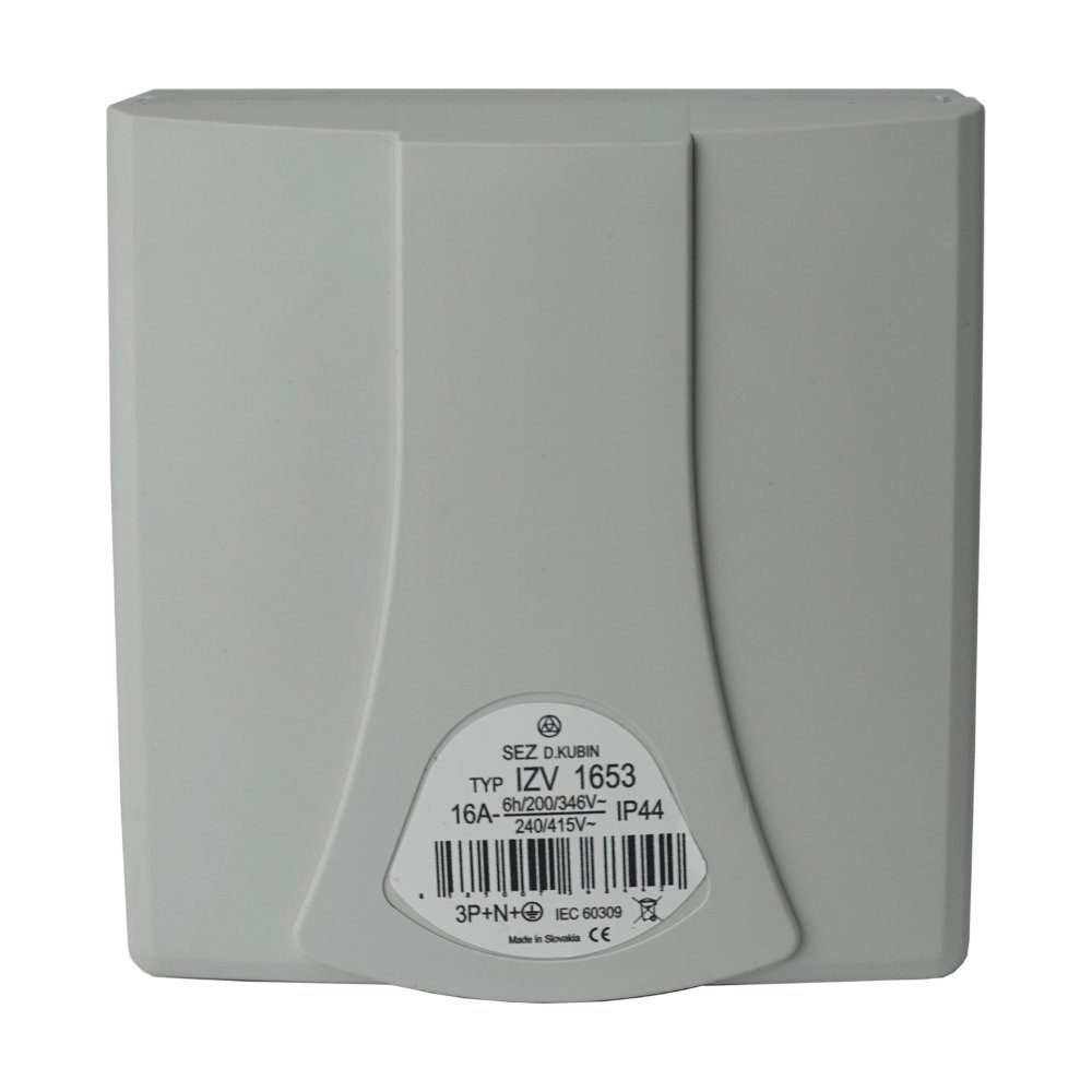 SEZ Steckdose CEE Wandsteckdose mit Klappdeckel Unterputz 16A 5P 400V IP44, 1-St.