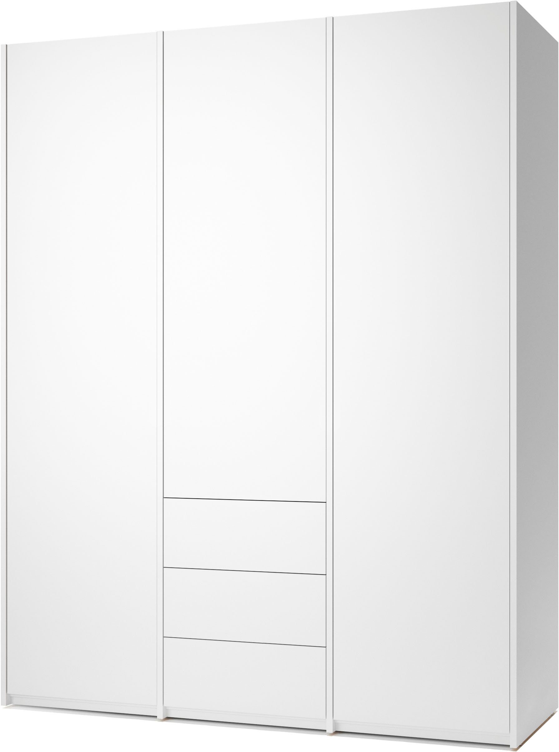Plus 3 Modular Variante Kleiderschrank SMALL Schubladen 3 inklusive | Müller weiß LIVING weiß