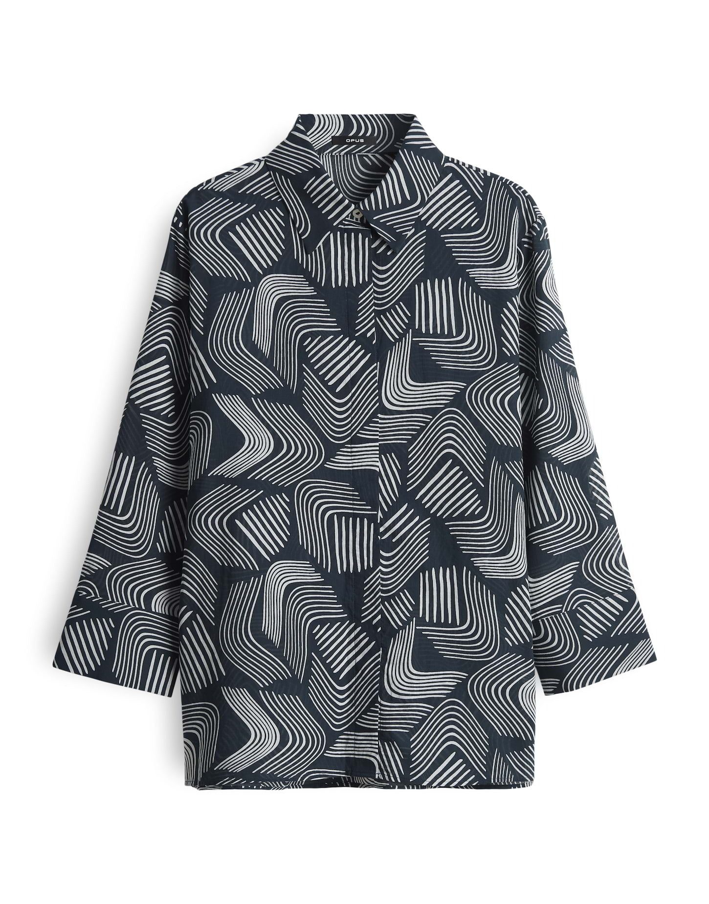 OPUS Kurzarmbluse FUMINA MOVE aus feiner Baumwolle günstig online kaufen