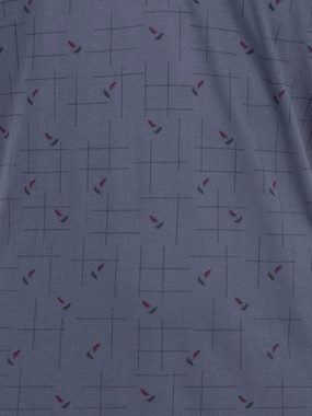 Henry Terre Nachthemd Nachthemd Kurzarm - Gitterlinien