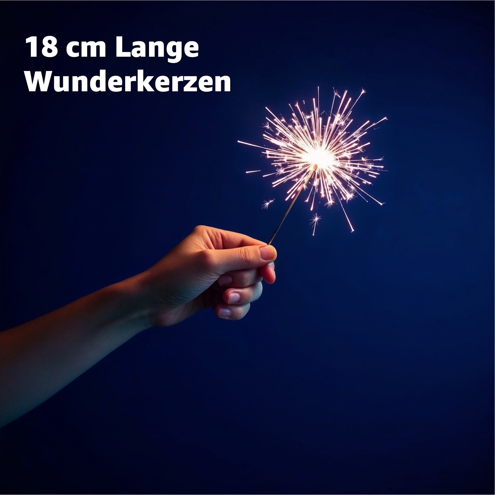 happy sparks® Geburtstagskerze Wunderkerzen 17 cm - Sternspritzer - Feuerwe günstig online kaufen
