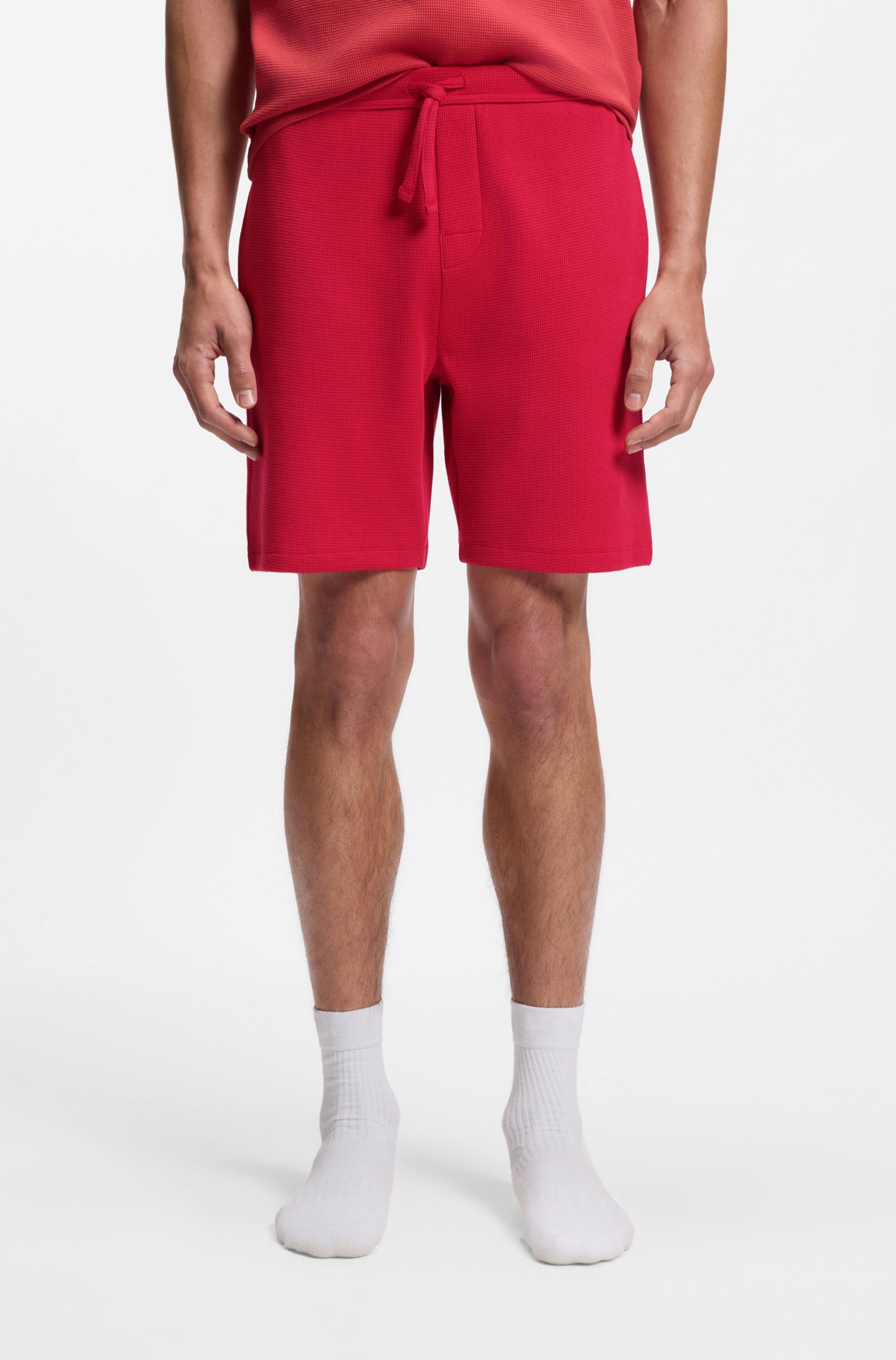 BOSS Pyjamashorts Waffle Shorts günstig online kaufen