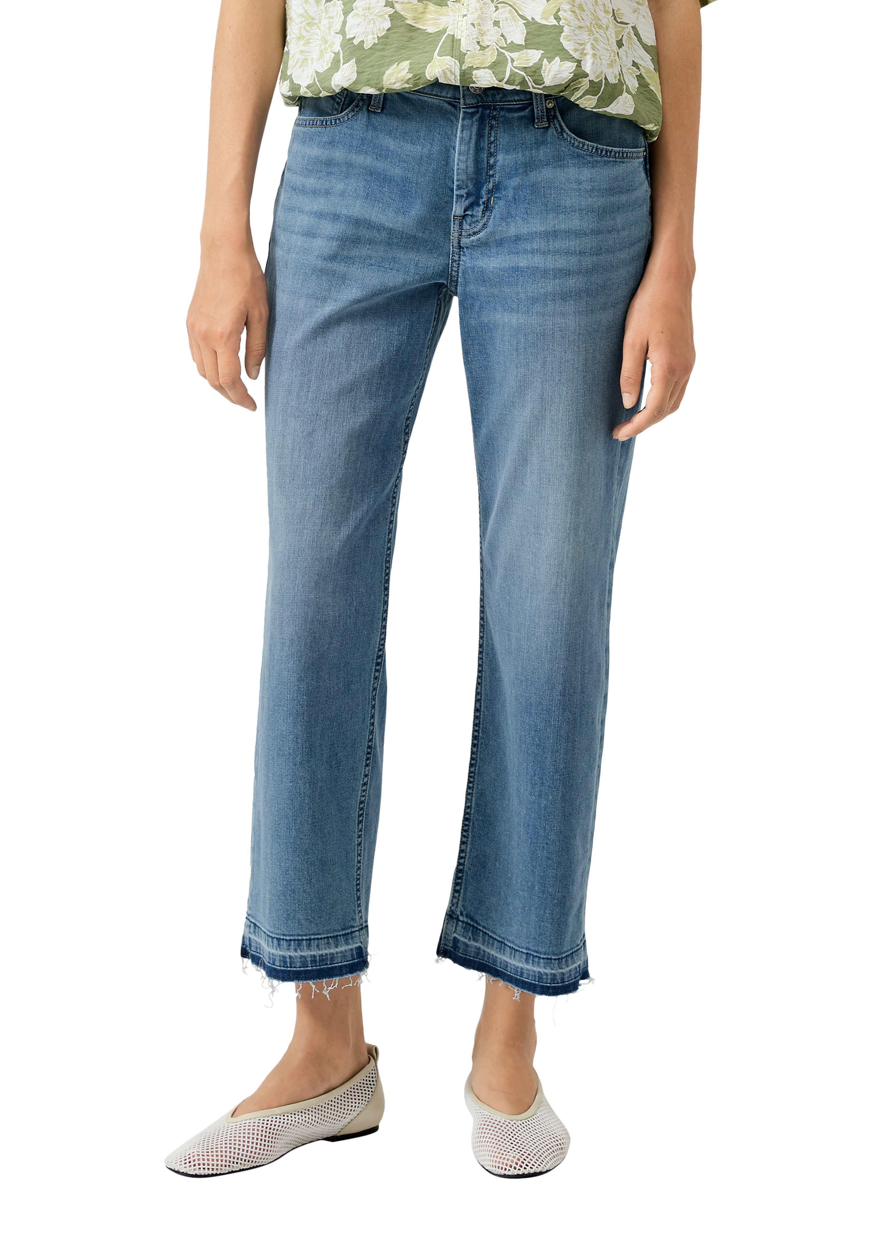 s.Oliver 5-Pocket-Jeans 7/8 Länge mit Stretch