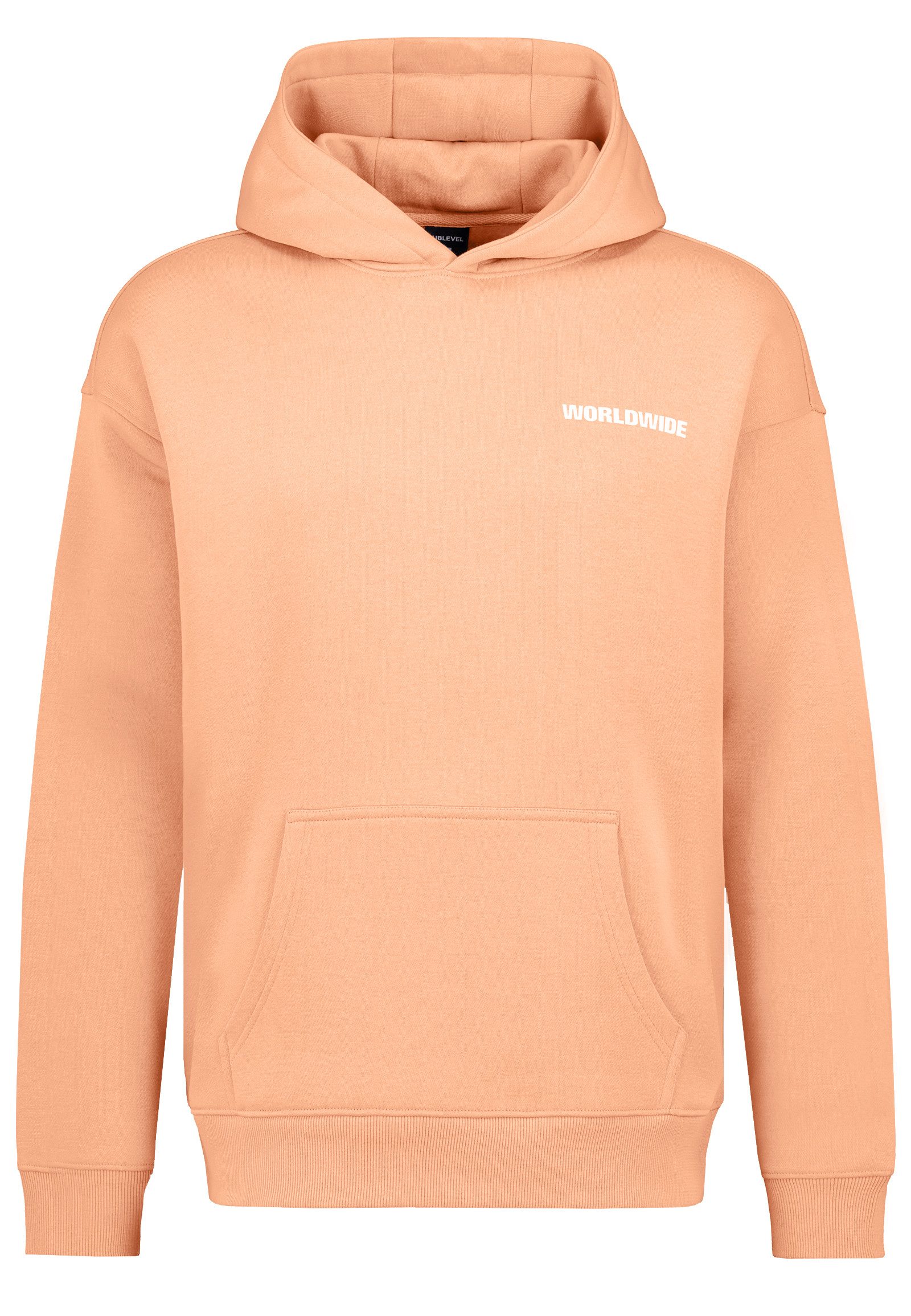 Hoodie Herren Kapuzenpullover Worldwide Print