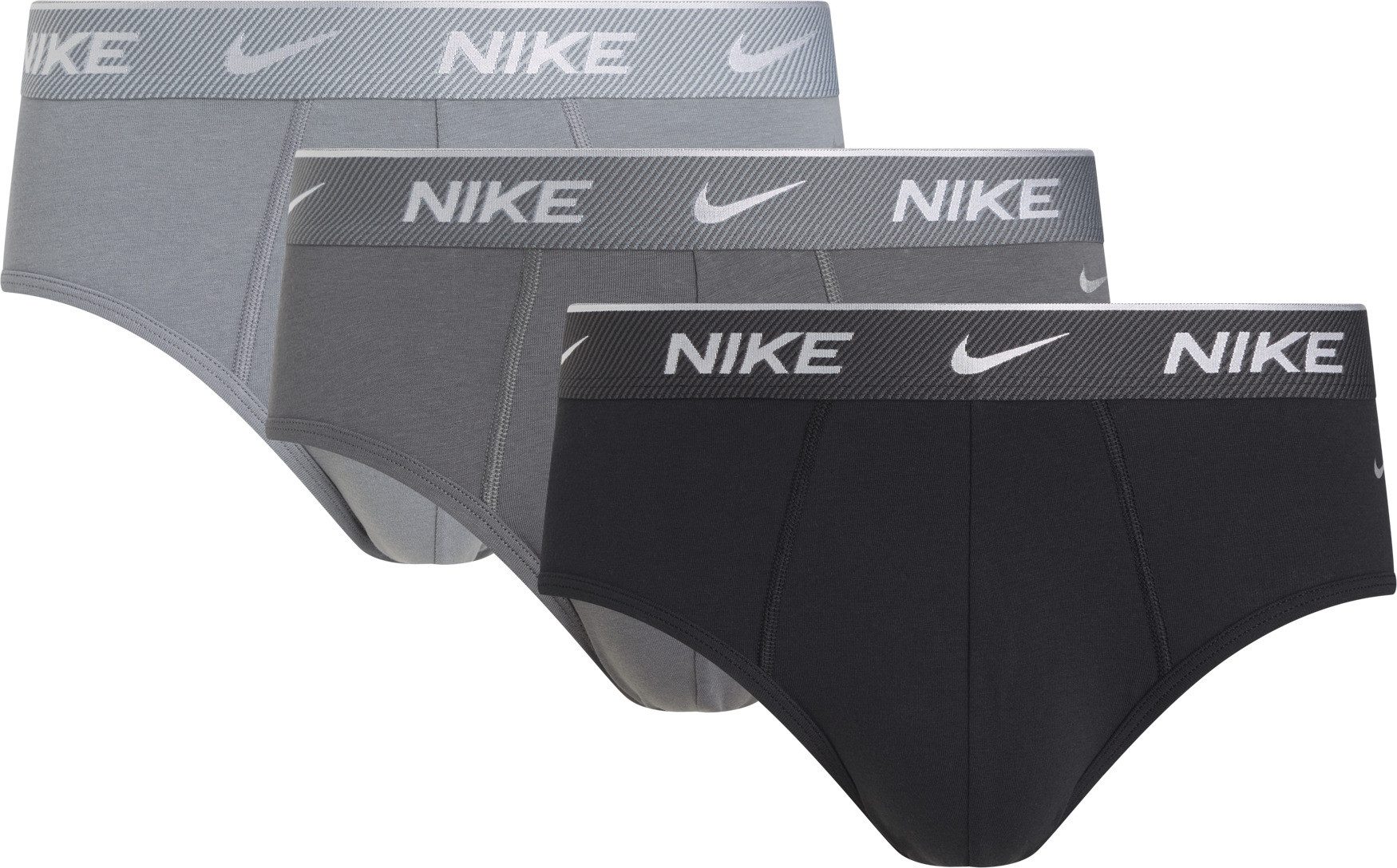 Nike Underwear Hipster BRIEF 3PK (Packung, 3-St., 3er) mit Logo-Elastikbund günstig online kaufen