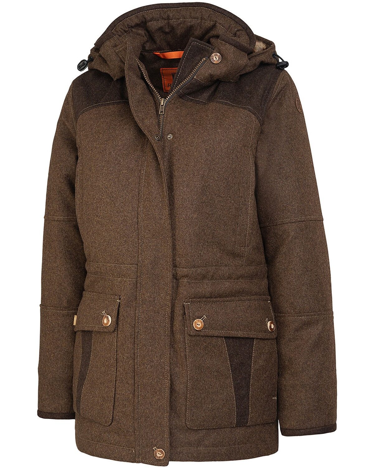 Rascher Outdoorjacke Damen Lodenjacke Prestige Drückjagd & Treibjagd, Freizeit