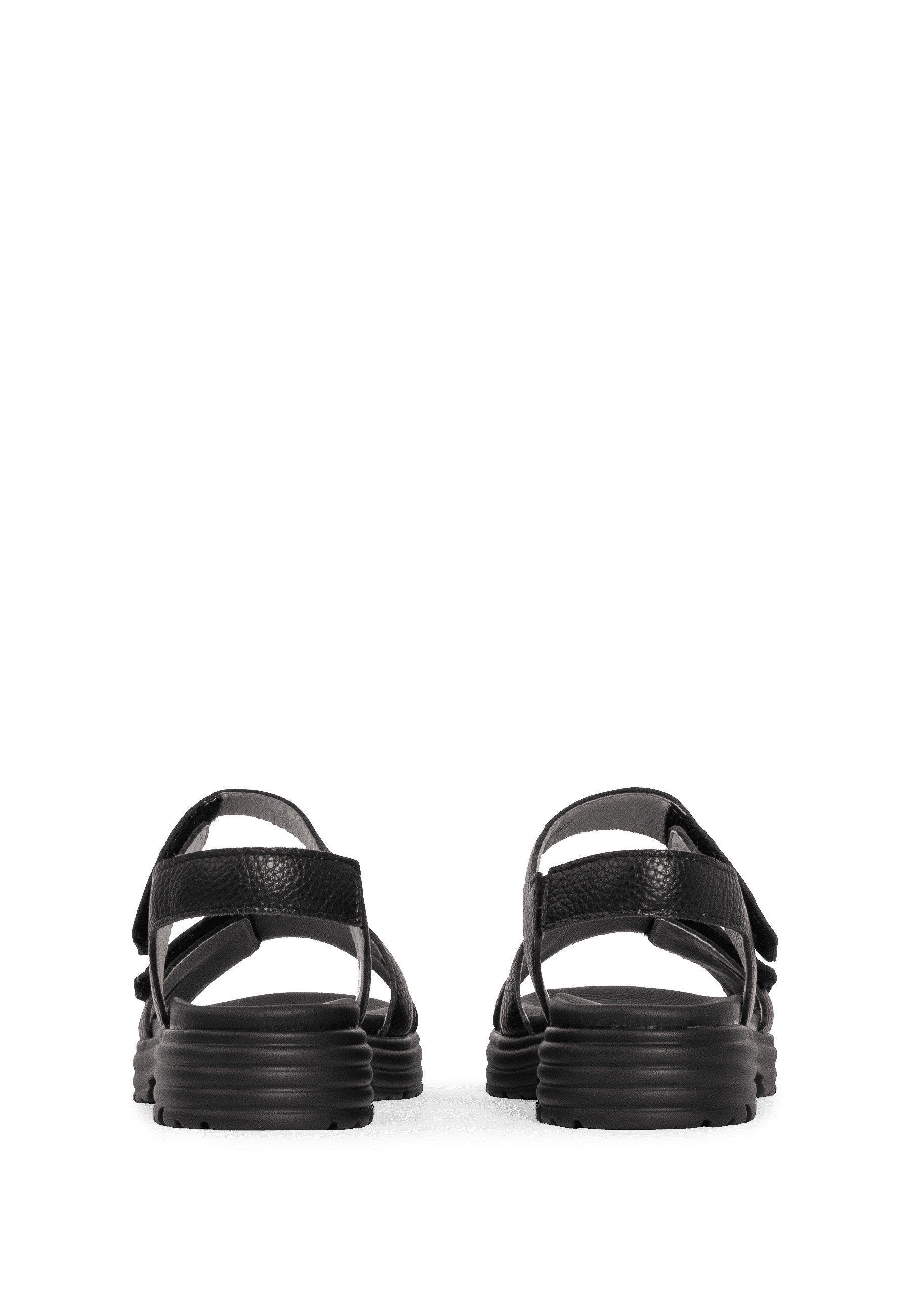 Sandale schwarz vitaform Hirschleder Sandale Damenschuhe