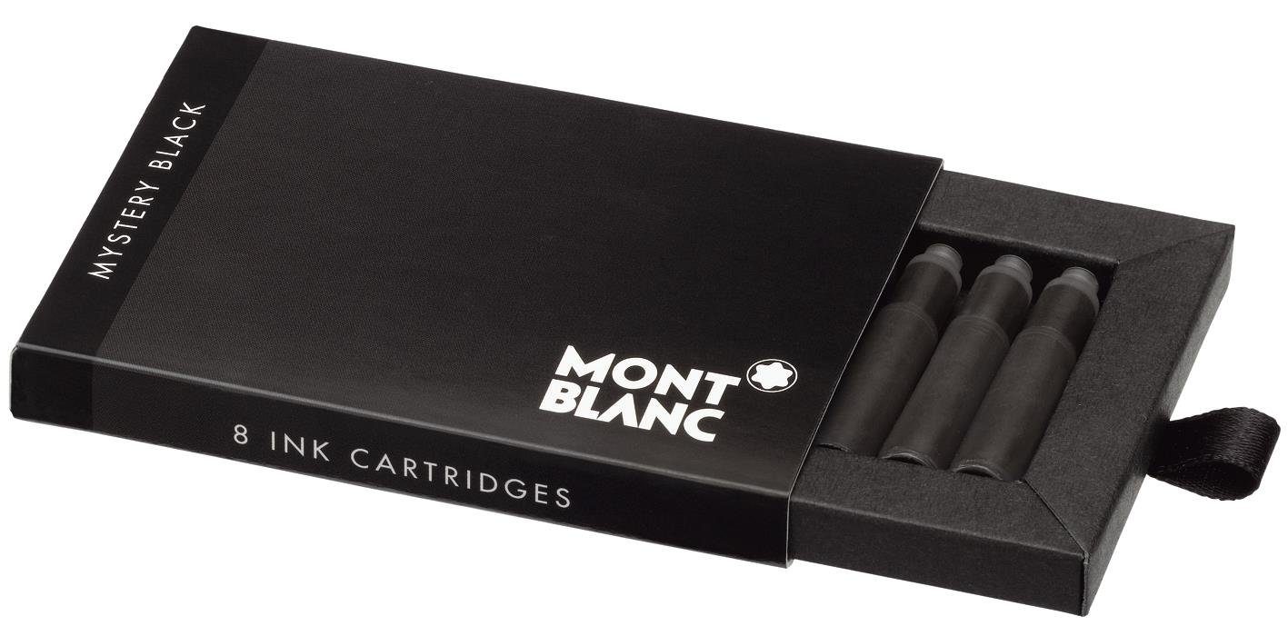 MONTBLANC Kugelschreiber MontBlanc 105191 Tintenpatrone 8 Stück mystery black