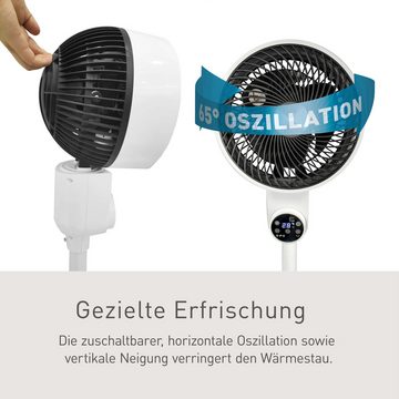 X4-Life Standventilator Floor Fan Pinguin, mit Touch-Steuerung, Timer und Fernbedienung