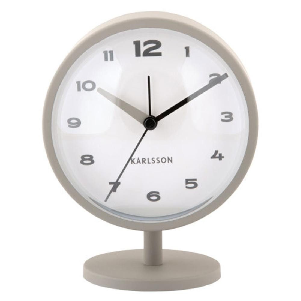 Karlsson Uhr Wecker Brisk Dome Alarm Clock Dark Grey