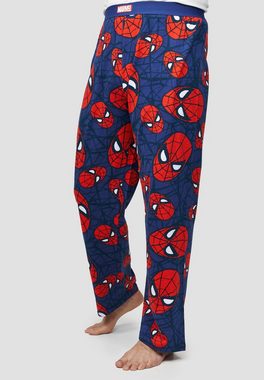 Recovered Loungepants Loungepant - Marvel Spiderman Web Comic blue