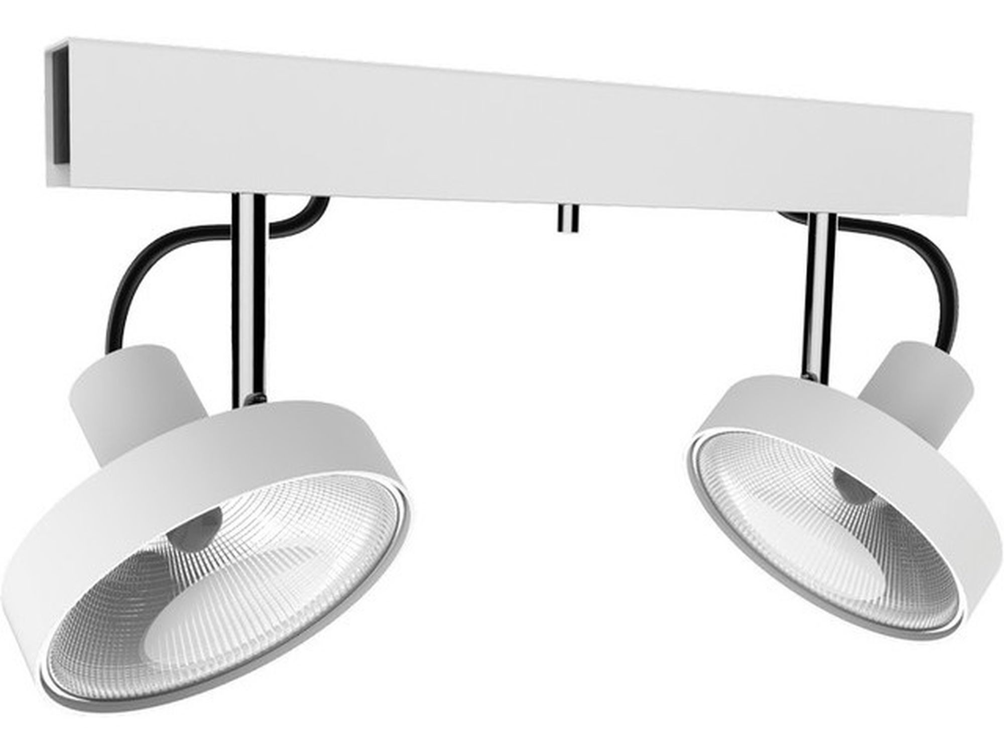Licht-Erlebnisse Deckenstrahler CROSS, Deckenleuchte Weiß G9 Metall Modern Deckenspot Küche