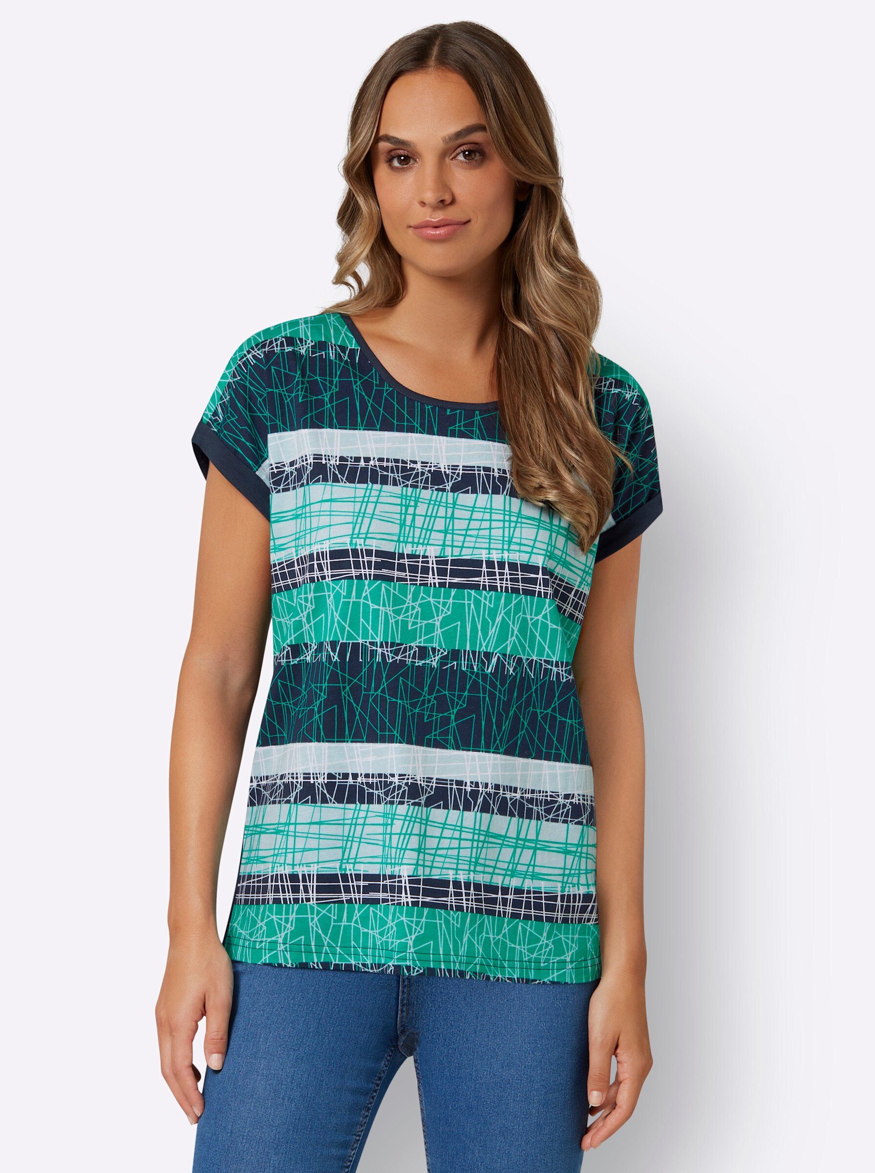 Sieh an! T-Shirt Kurzarm-Shirt Extra kurz günstig online kaufen