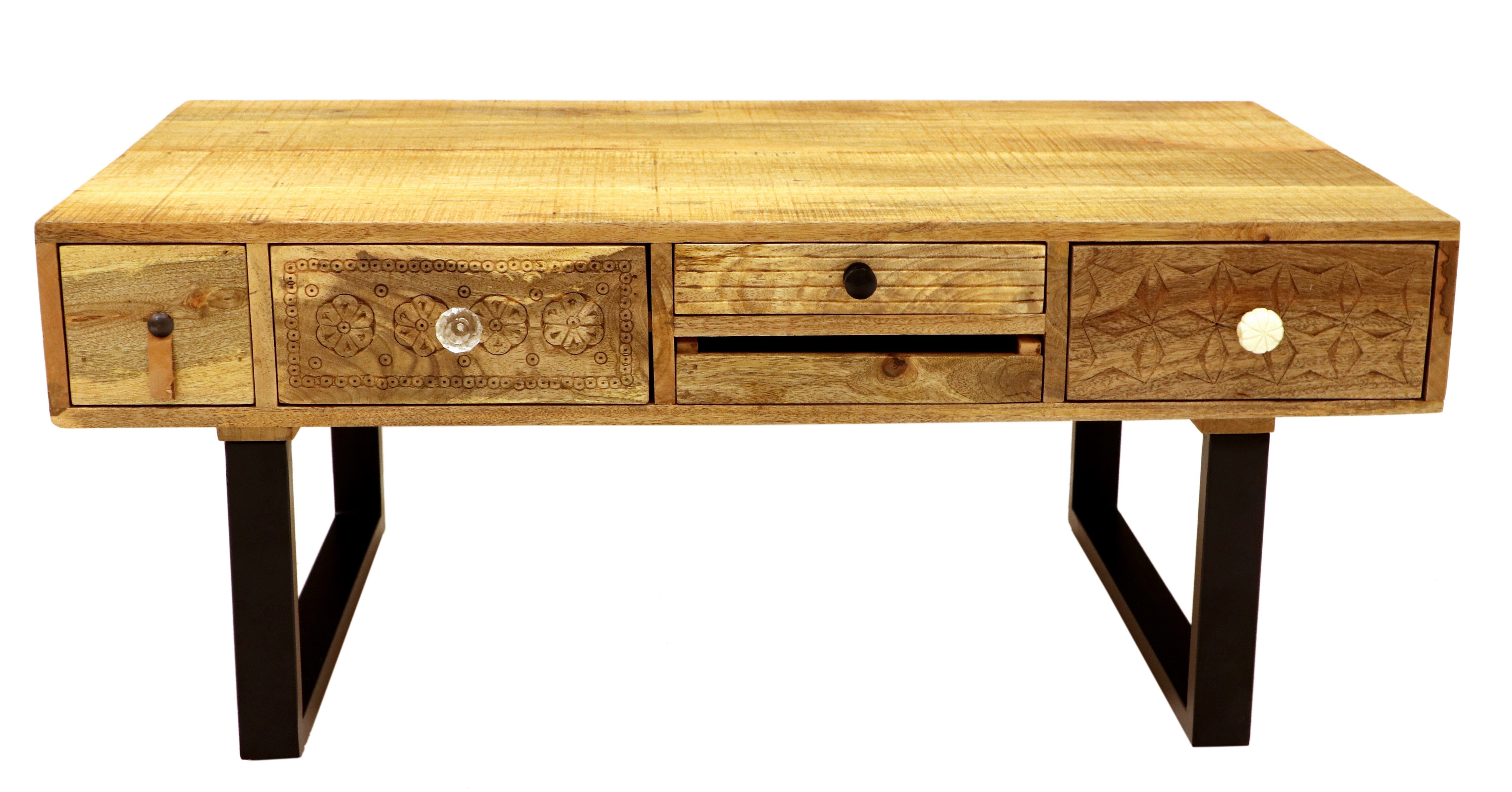 Couchtisch Couchtisch Manu 110x45x60 aus Mangoholz