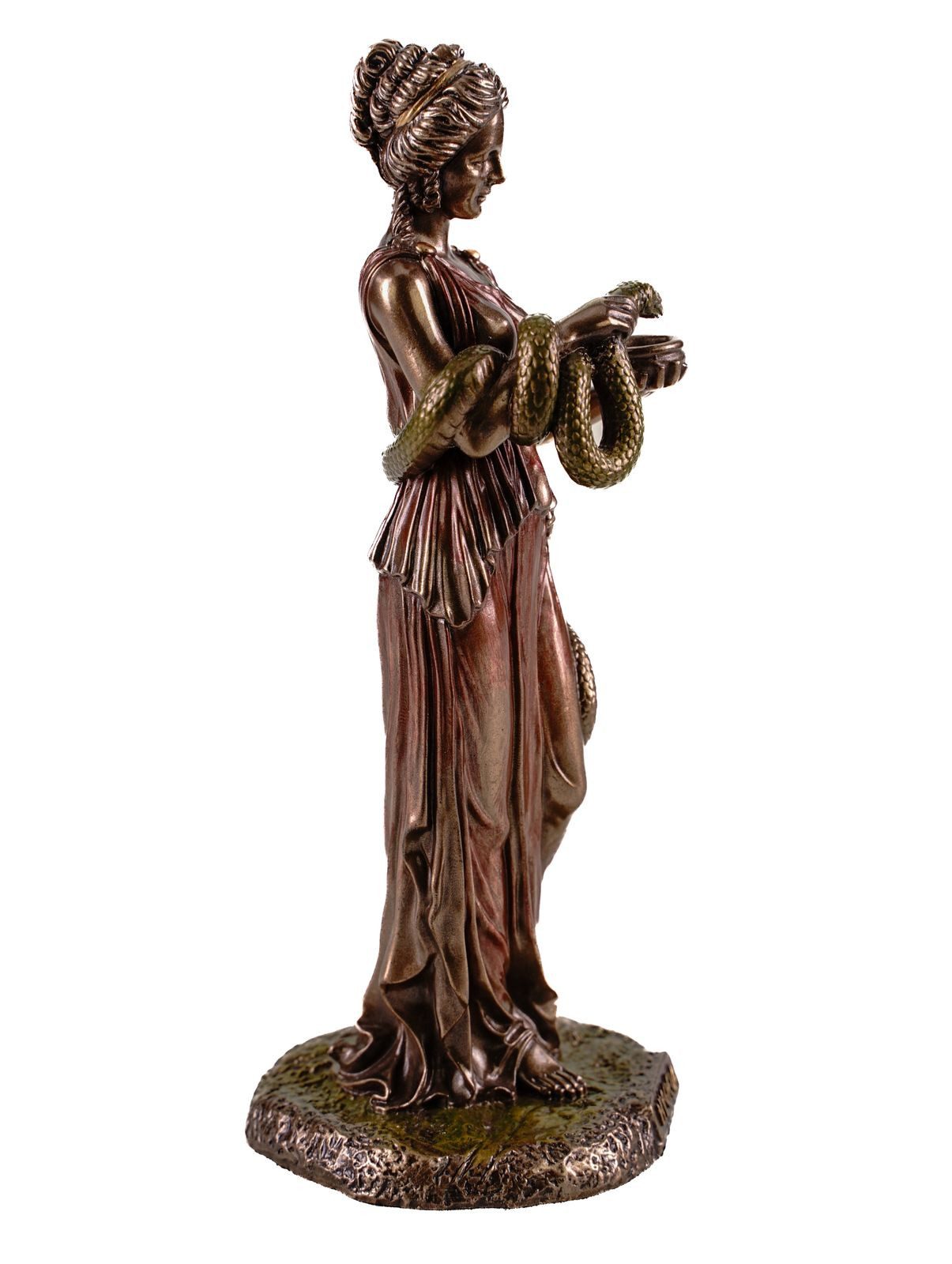 Vogler Dekofigur Griechische Göttin Hygieia Göttin der Gesundheit 16 cm by Veronese