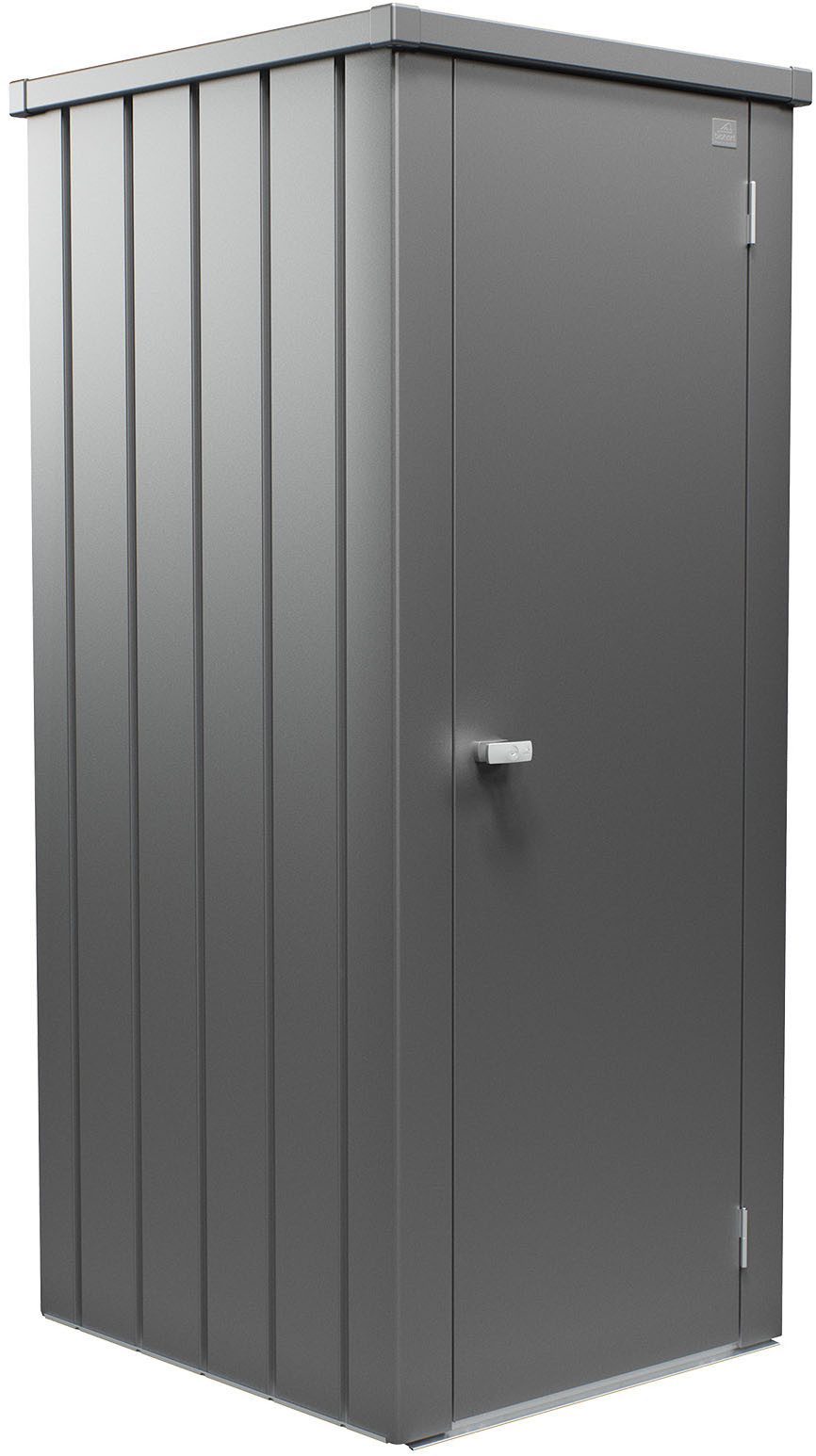 Biohort Mehrzweckschrank Julia Gr. L HIGH, verschiedene Farben 77,7x 180,9x 87 cm, Terrassenschrank für kleine Außenflächen