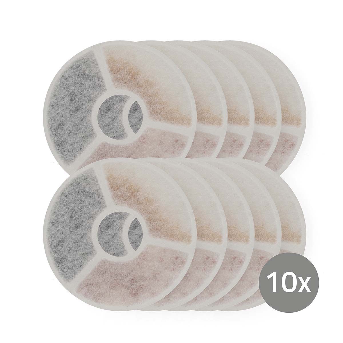 Nedis Wasserfilter PETWF-FL10, Vierschichtige Filterung, Filter werkzeugfrei einlegen, Universal