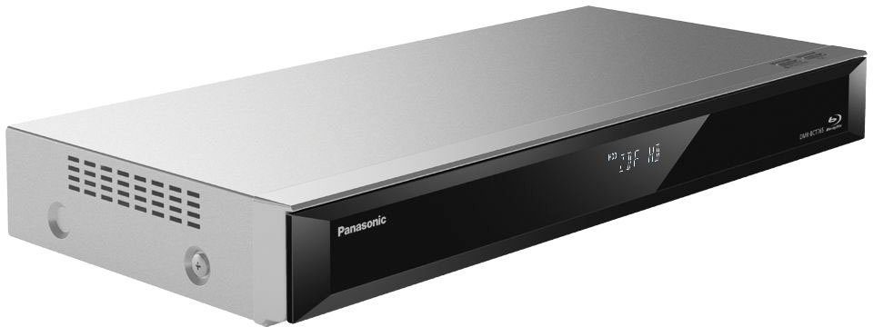 Panasonic DMR-BCT760/5 Blu-ray-Rekorder (4k Ultra Miracast GB Tuner) LAN DVB-C-Tuner, DVB (Ethernet), silber Upscaling, WLAN, Twin HD, Festplatte, HD mit 500 C (Wi-Fi 4K Alliance)
