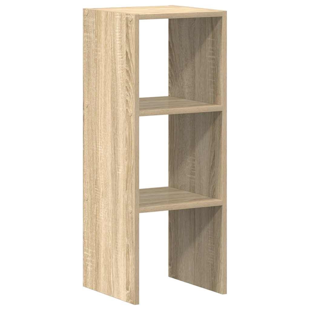 vidaXL Fächerschrank Bücherregal Stapelbar Sonoma-Eiche 30x30x80 günstig online kaufen