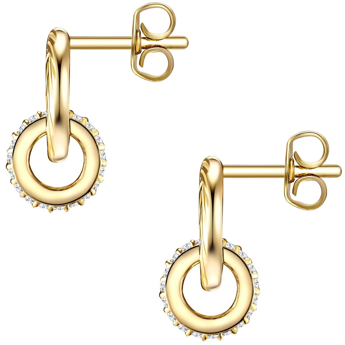 Lulu & Jane Paar Ohrstecker Set: AV197 (2-tlg), mit Zirkonia