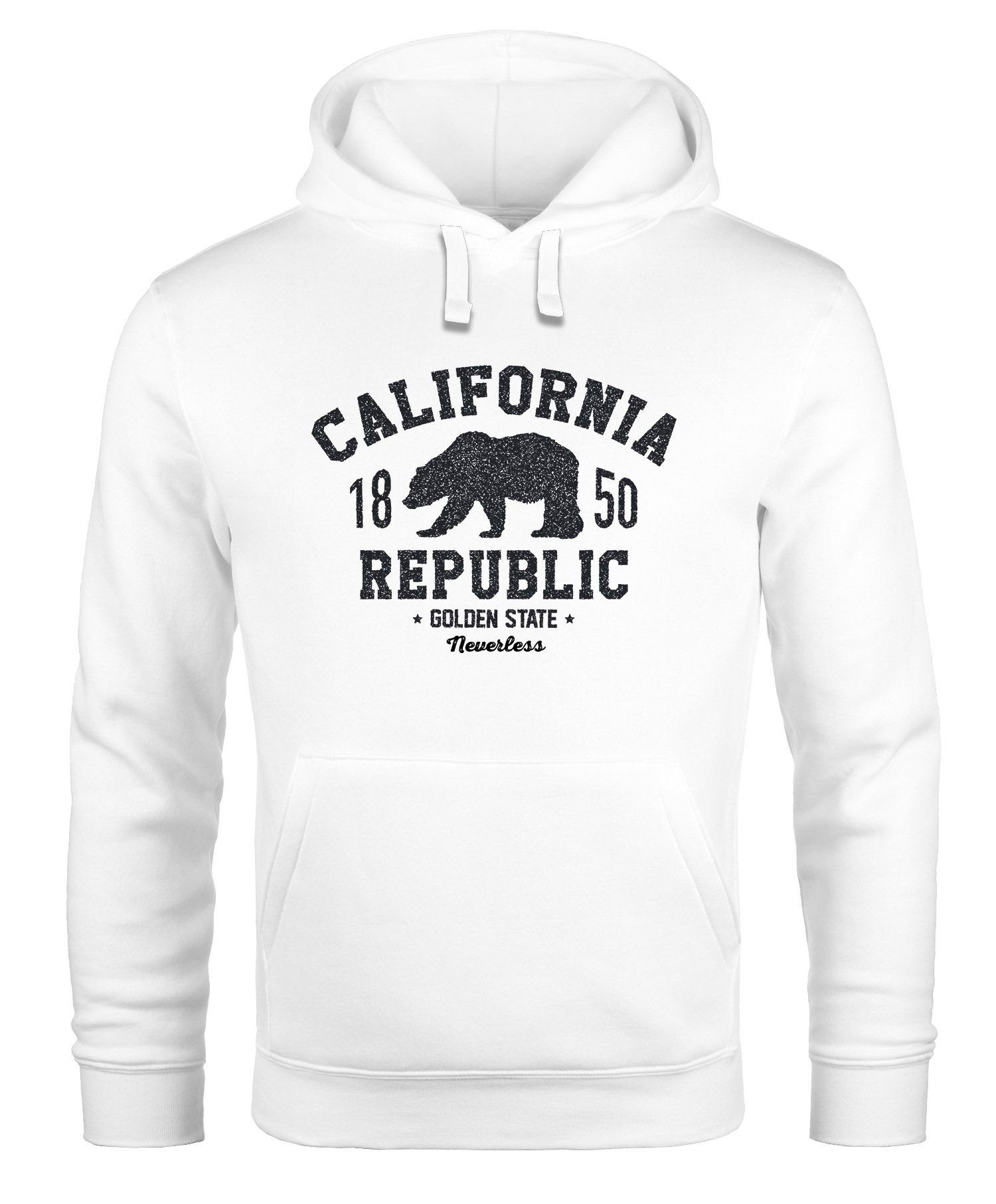 Neverless Hoodie Hoodie Herren California Republic günstig online kaufen