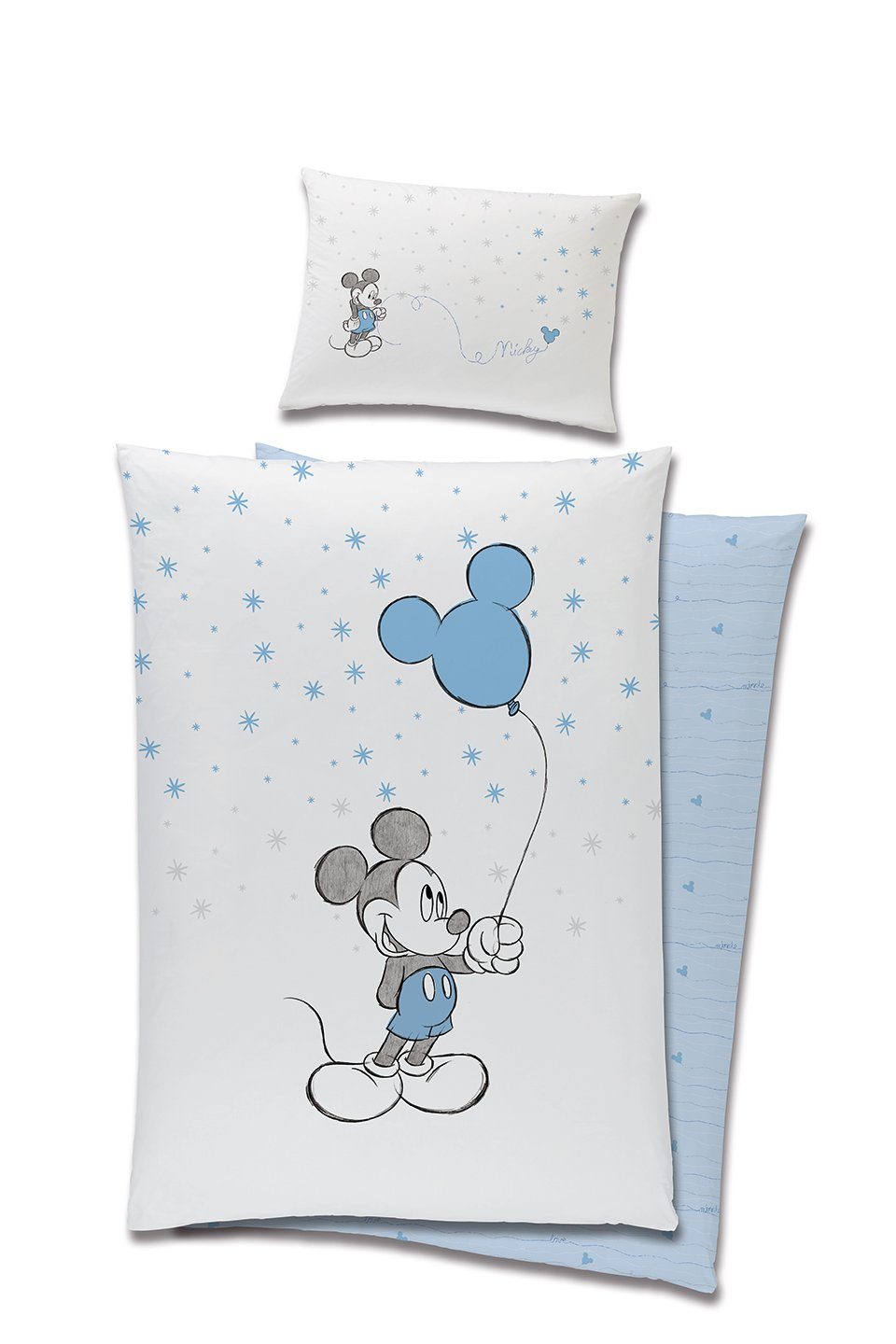 Babybettwäsche »Disney Mickey Maus 100% Baumwolle Blau für Kinderbett oder  Wiege«, Disney online kaufen | OTTO