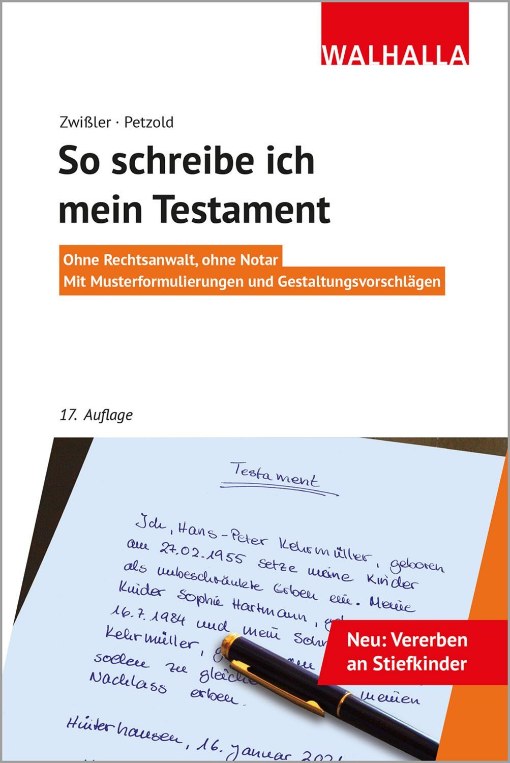 So schreibe ich mein Testament / Finn Zwissler, Sascha Petzold