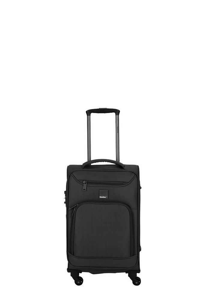 Saxoline® Koffer Alpine, mit leichtem Alu-Trolleygestänge, Hergestellt aus  sehr widerstandsfähigem Polyester