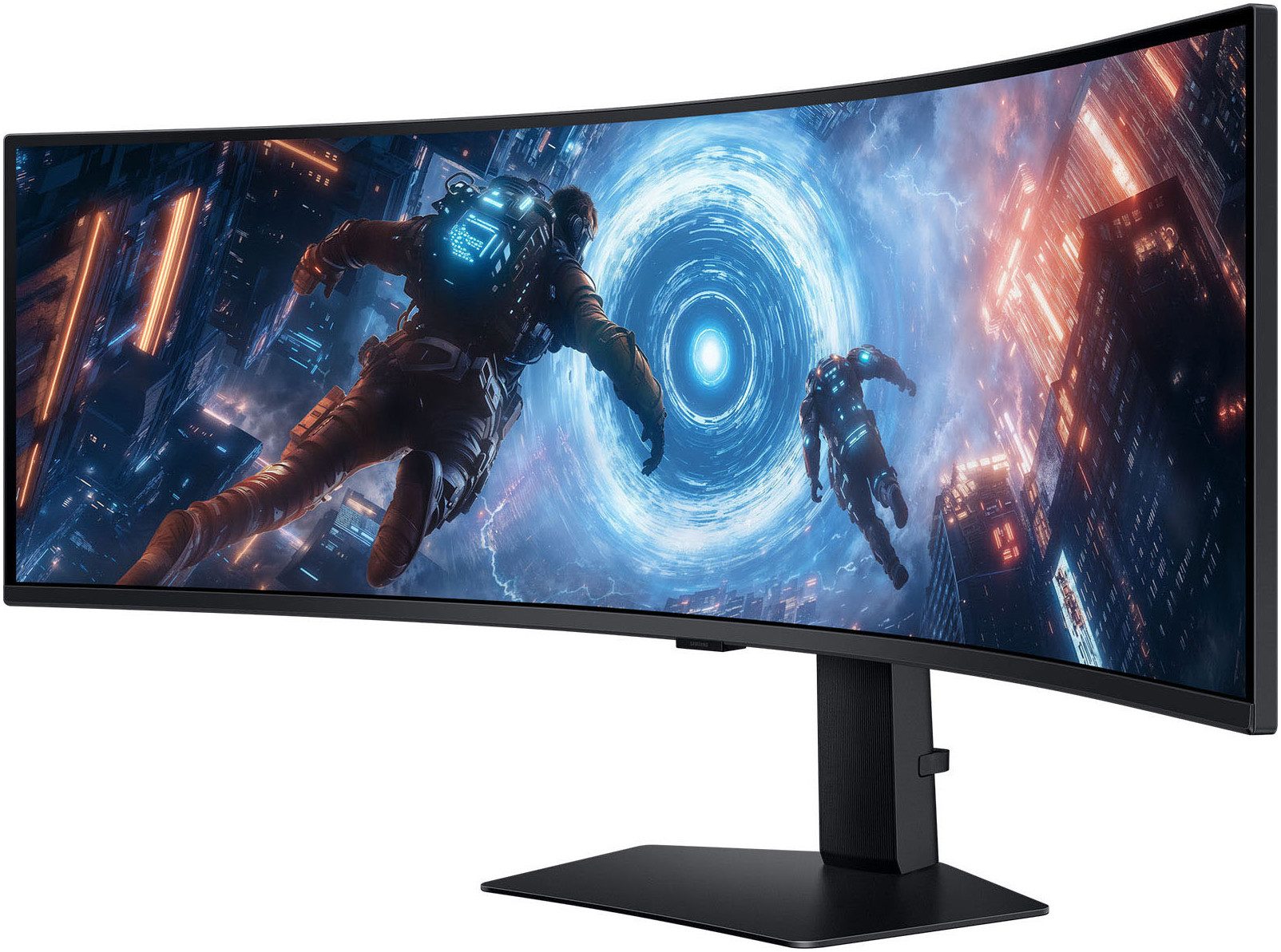 Samsung LS49FG910EUXEN LED-Monitor (123 cm/49 ", 5120 x 1440 px, DQHD, 1 ms Reaktionszeit, 144 Hz, VA LCD)