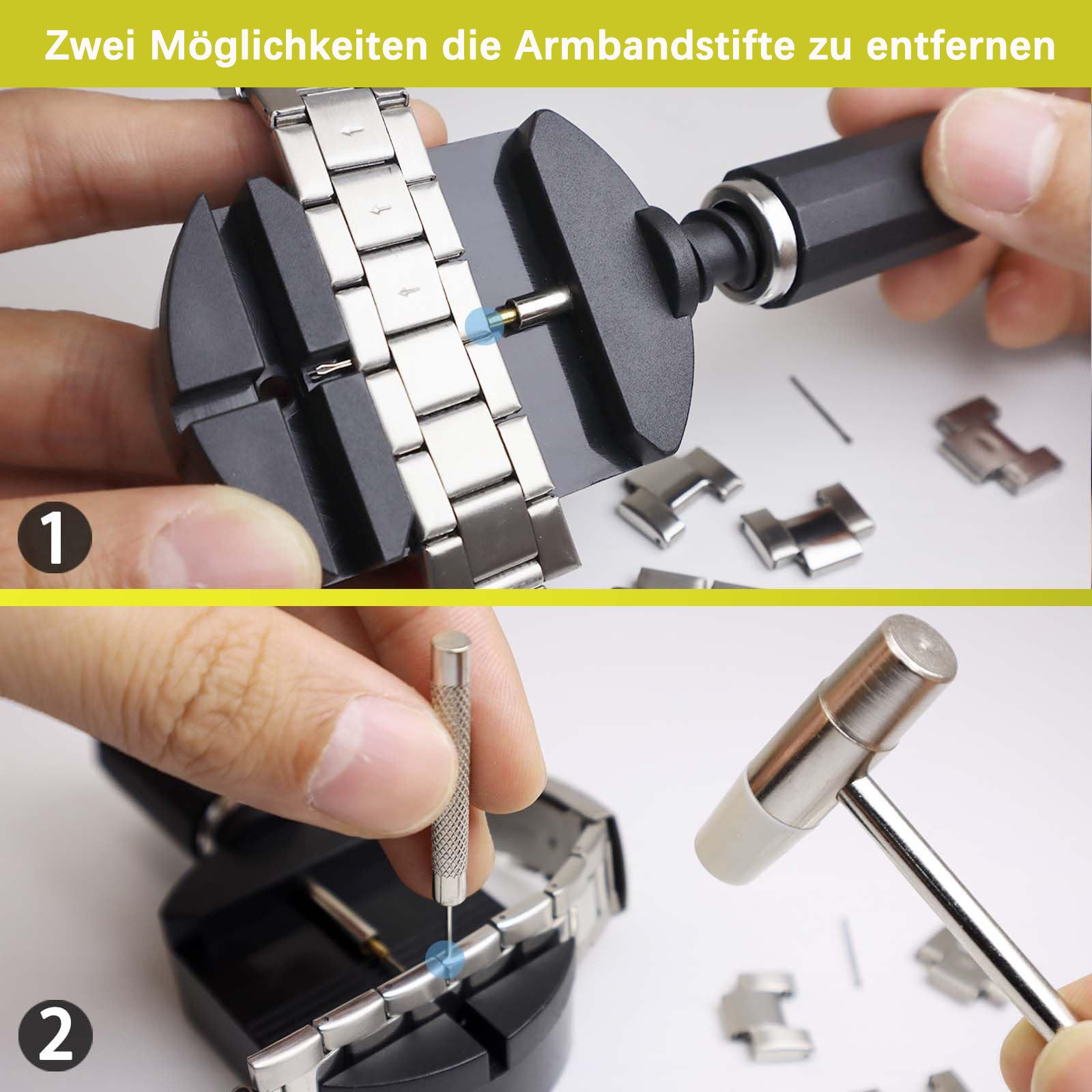 FOUORTUNATE-BEE Uhrenarmband Reparatur Werkzeug Set Werkzeug zum Einstellen günstig online kaufen