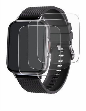 Savvies Schutzfolie für Tisoutec Smartwatch 1.7", Displayschutzfolie, 18 Stück, Folie klar